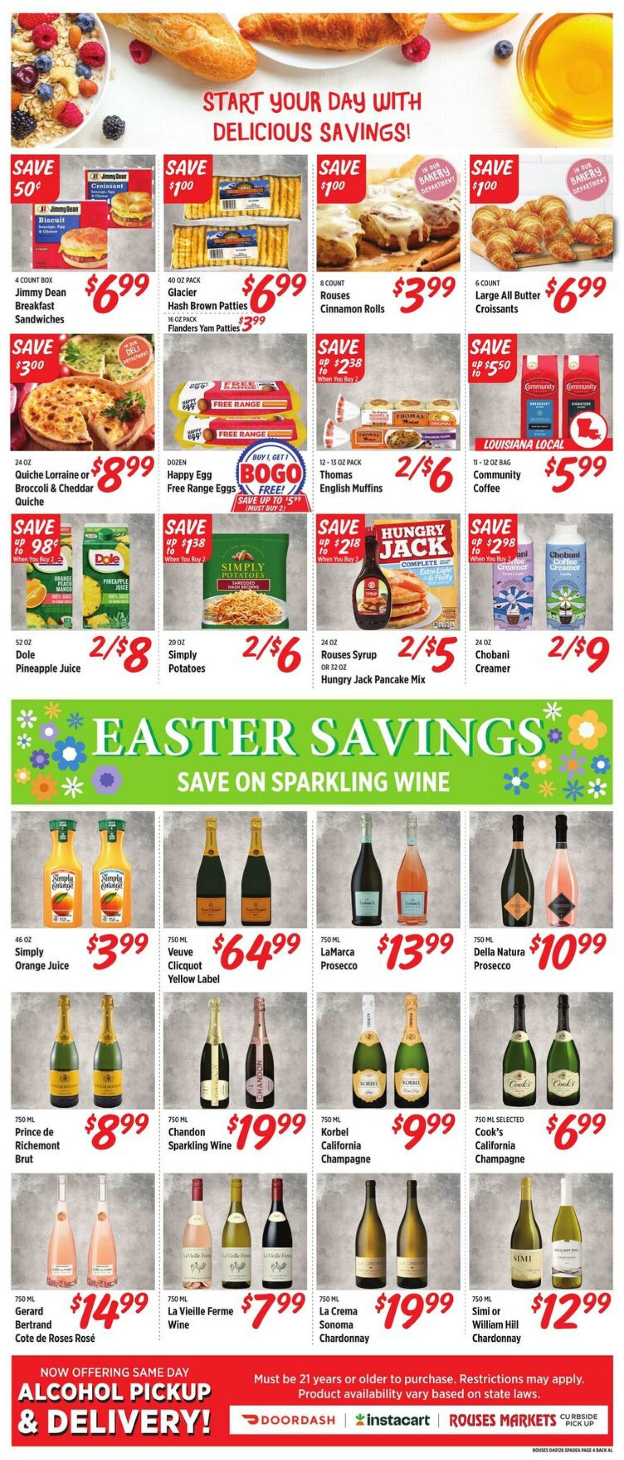 Weekly ad Rouses 04/01/2026 - 04/08/2026