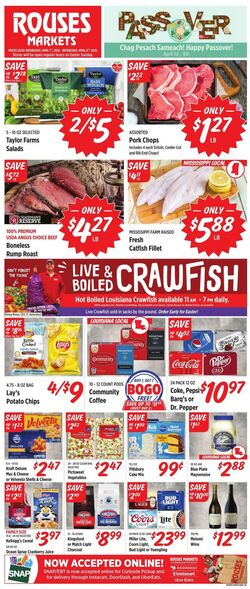 Weekly ad Rouses 04/01/2026 - 04/08/2026