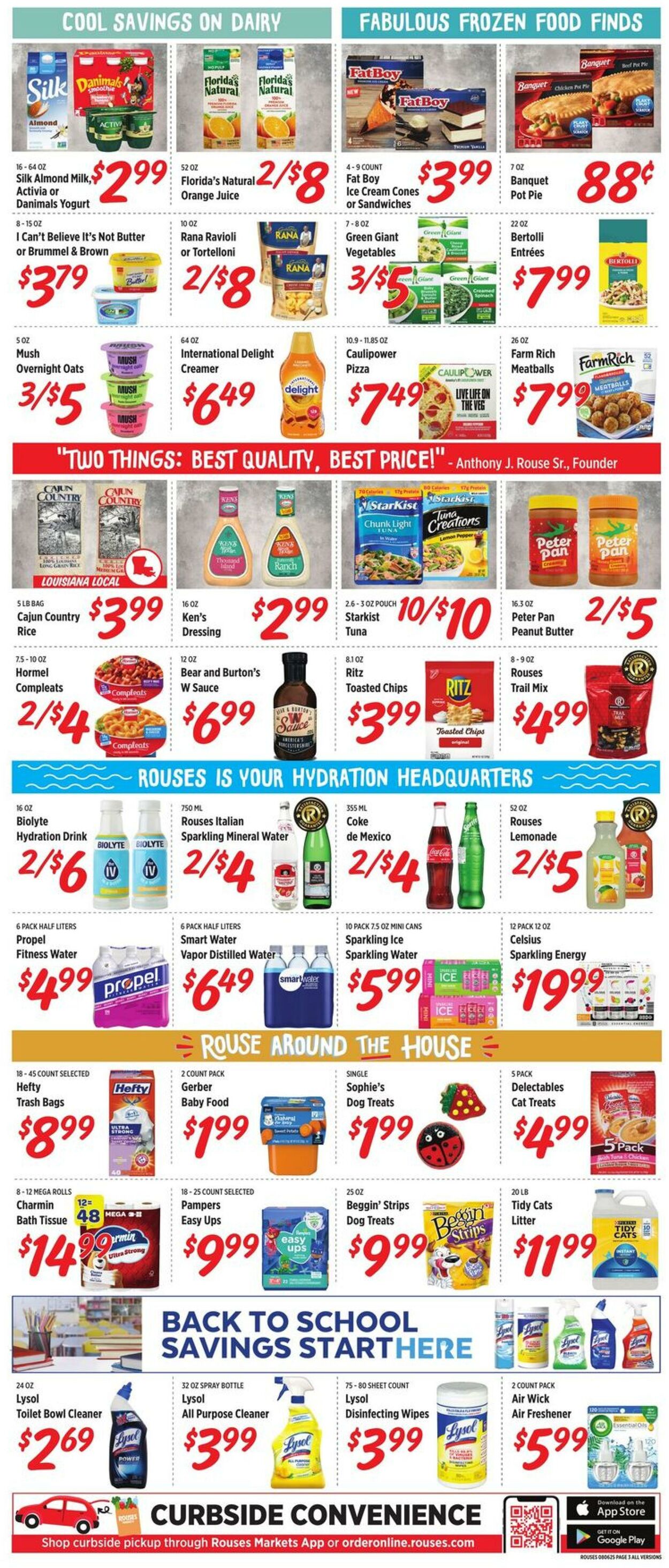 Weekly ad Rouses 08/06/2025 - 08/13/2025