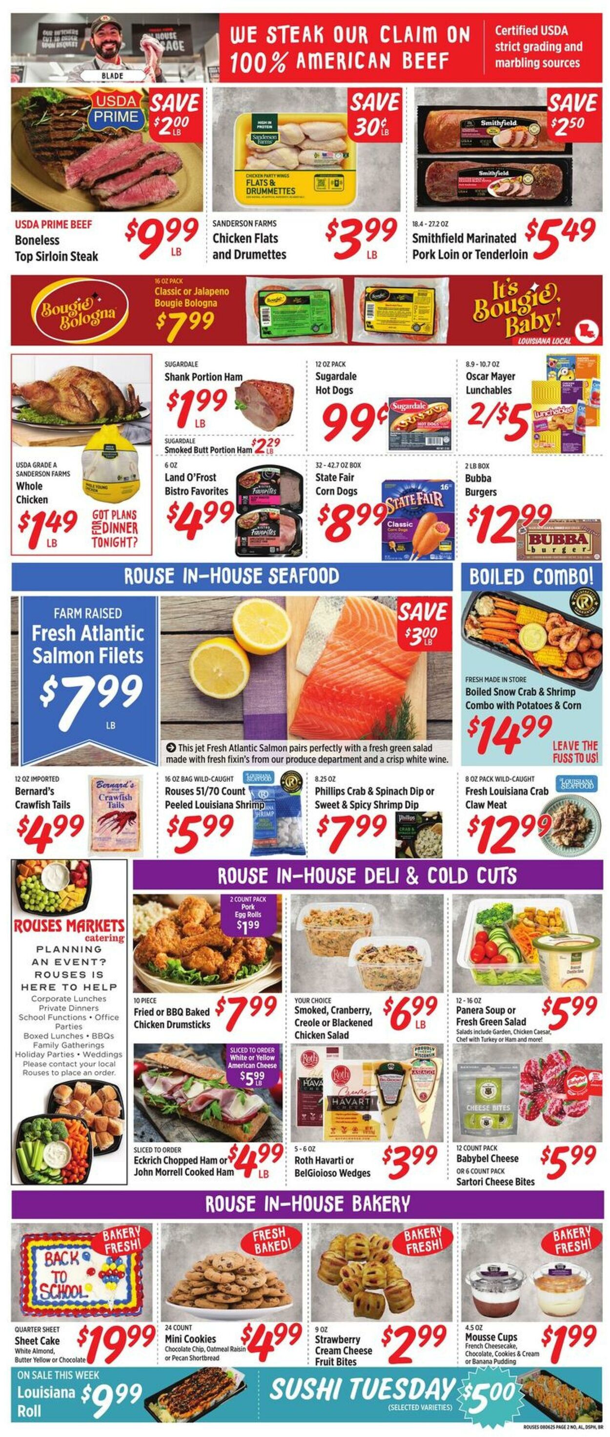 Weekly ad Rouses 08/06/2025 - 08/13/2025