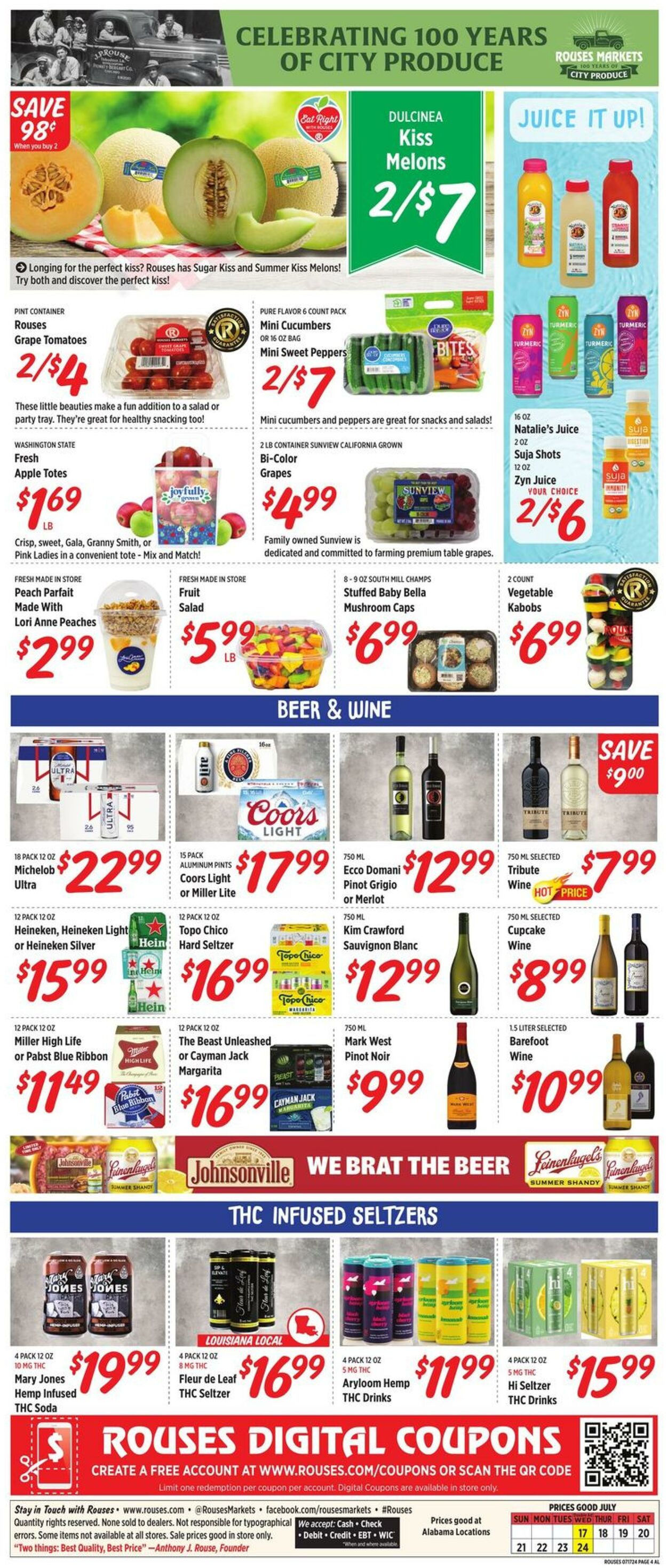 Weekly ad Rouses 07/17/2024 - 07/24/2024