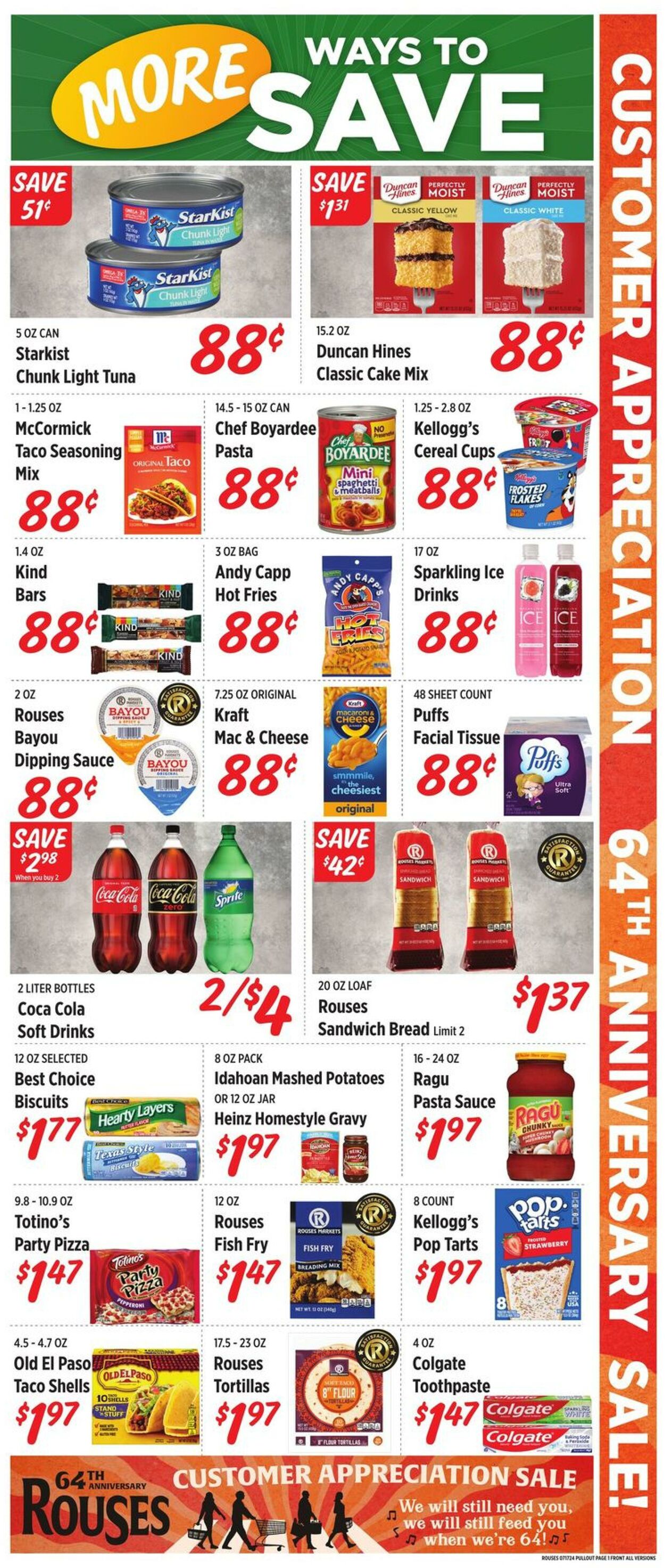 Weekly ad Rouses 07/17/2024 - 07/24/2024