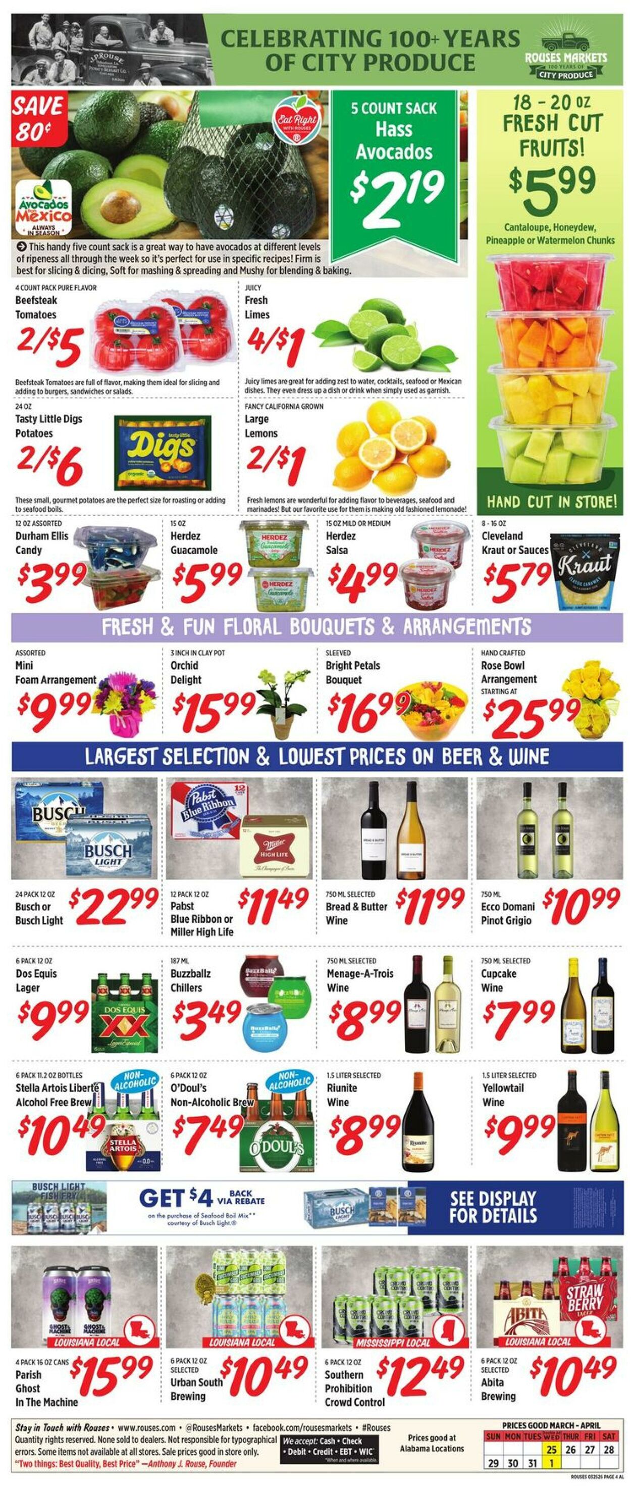 Weekly ad Rouses 03/25/2026 - 04/01/2026