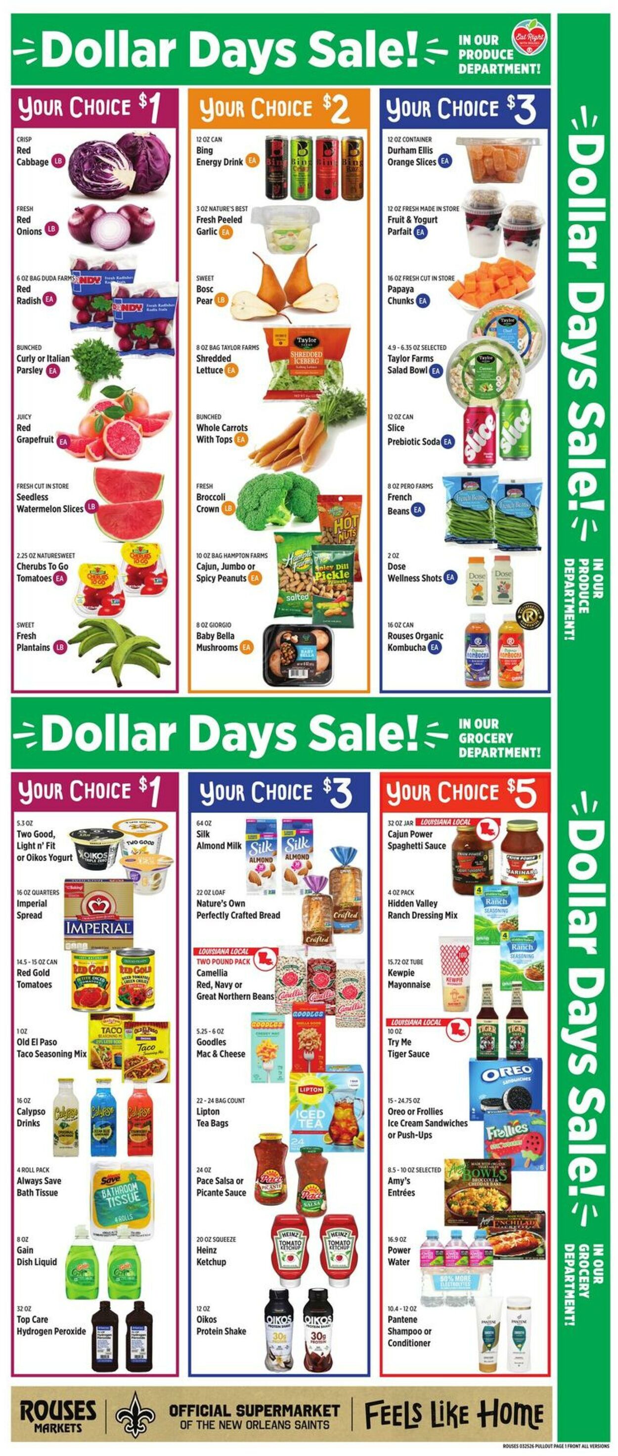 Weekly ad Rouses 03/25/2026 - 04/01/2026