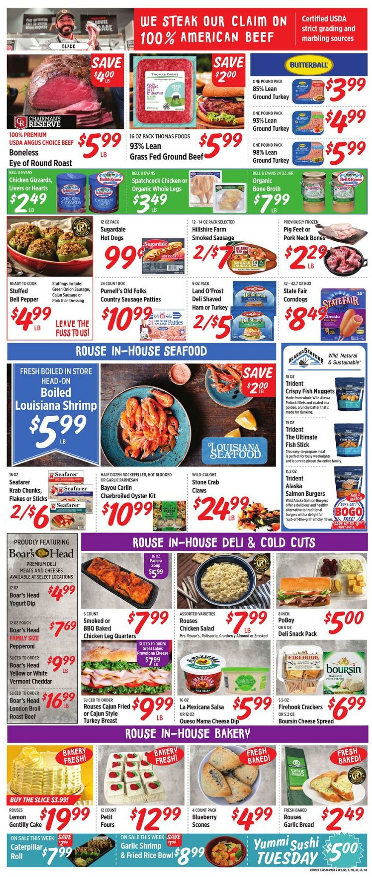 Weekly ad Rouses 03/25/2026 - 04/01/2026