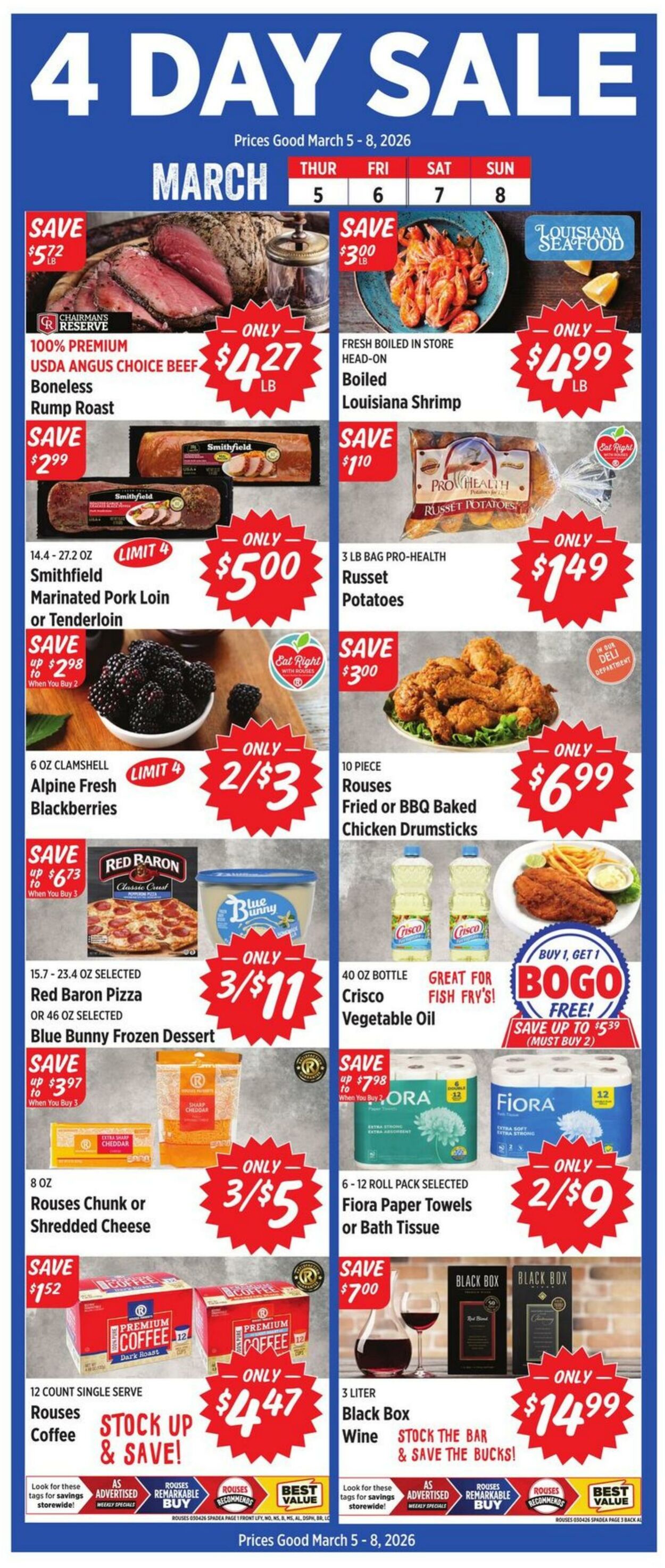 Weekly ad Rouses 03/04/2026 - 03/11/2026