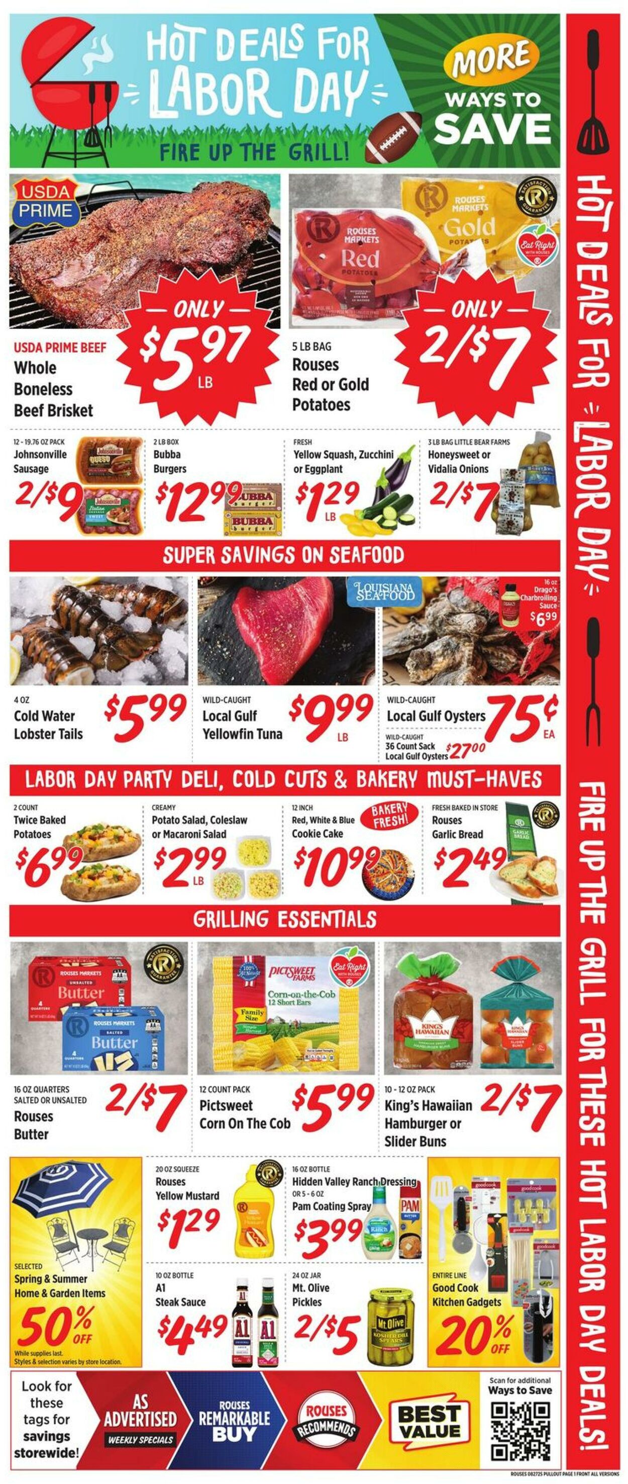 Weekly ad Rouses 08/27/2025 - 09/03/2025