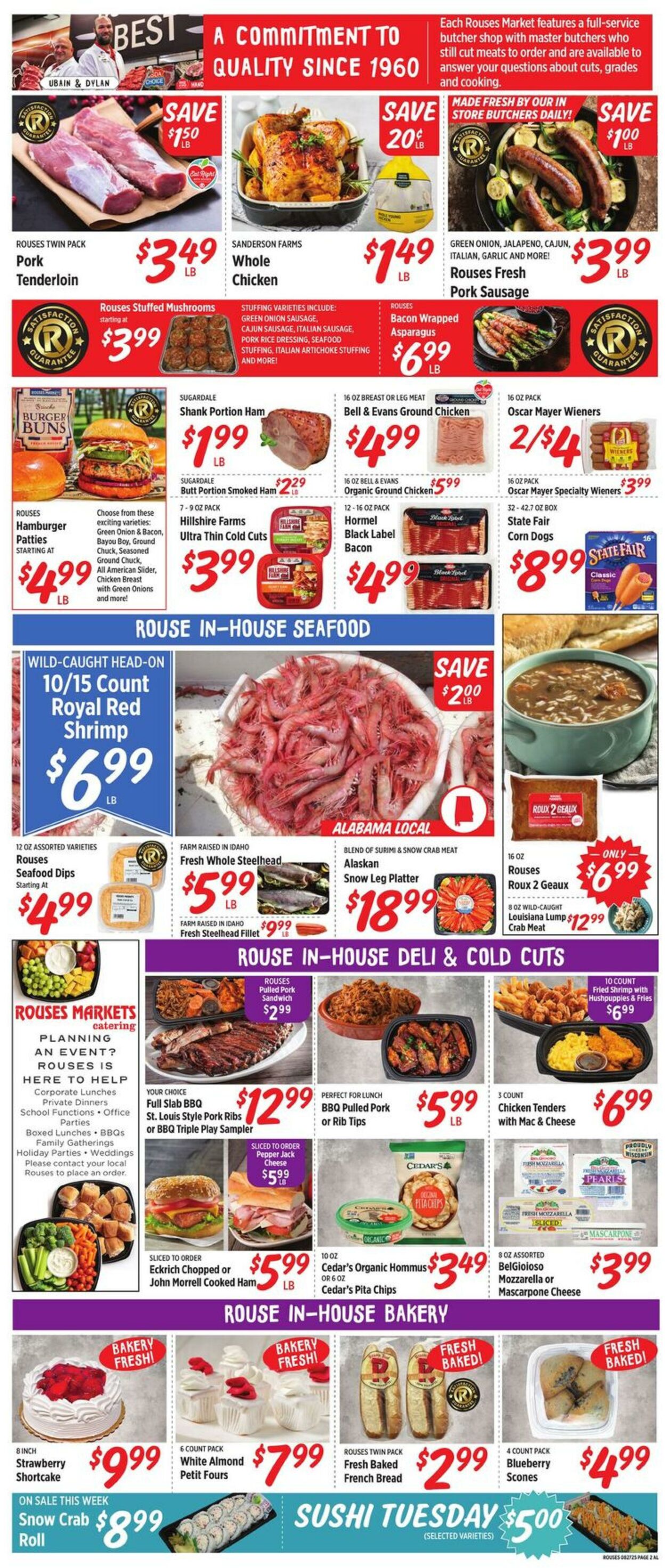 Weekly ad Rouses 08/27/2025 - 09/03/2025