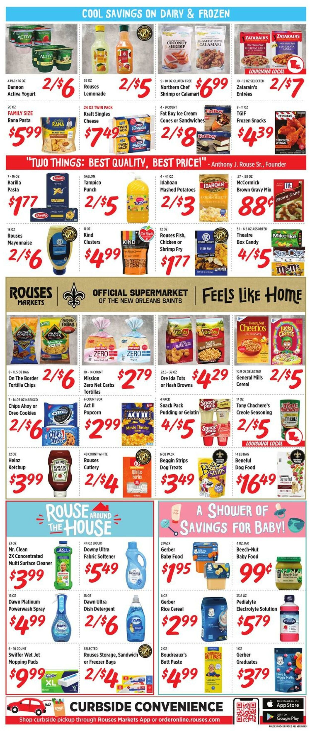 Weekly ad Rouses 09/04/2024 - 09/11/2024