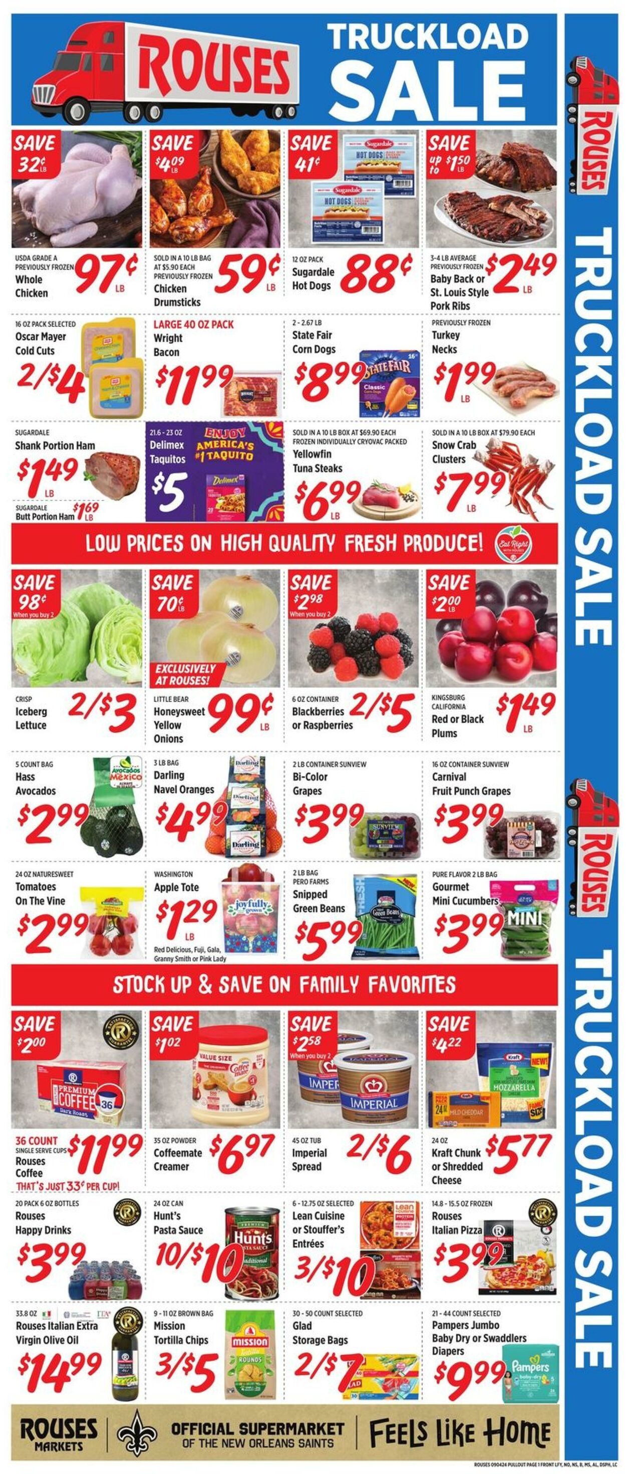 Weekly ad Rouses 09/04/2024 - 09/11/2024