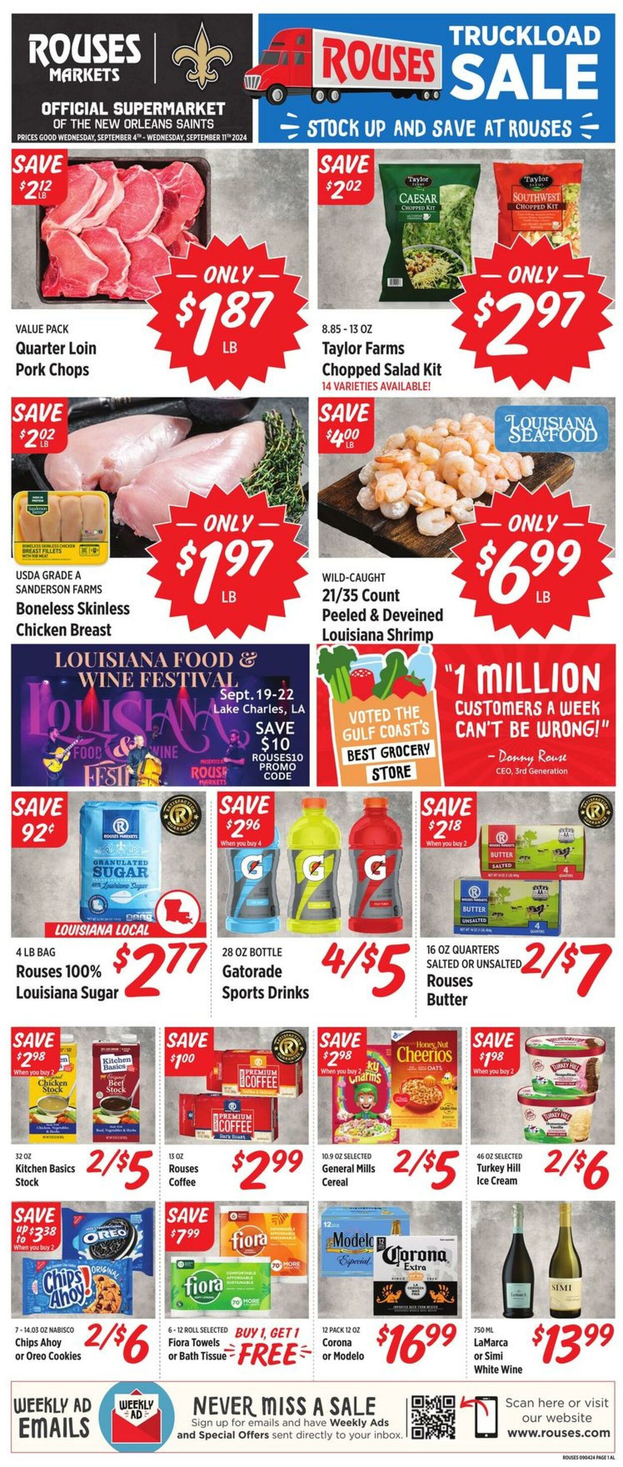 Weekly ad Rouses 09/04/2024 - 09/11/2024