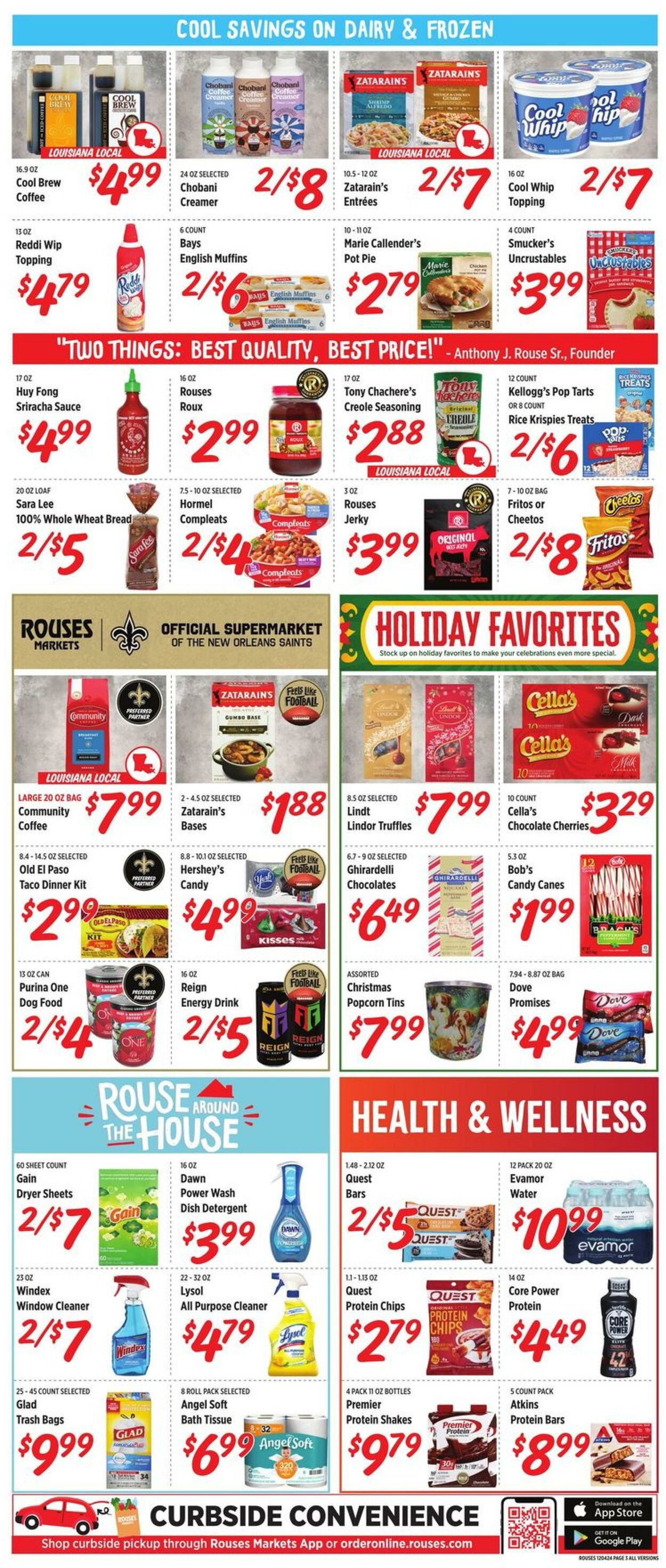 Weekly ad Rouses 12/04/2024 - 12/11/2024