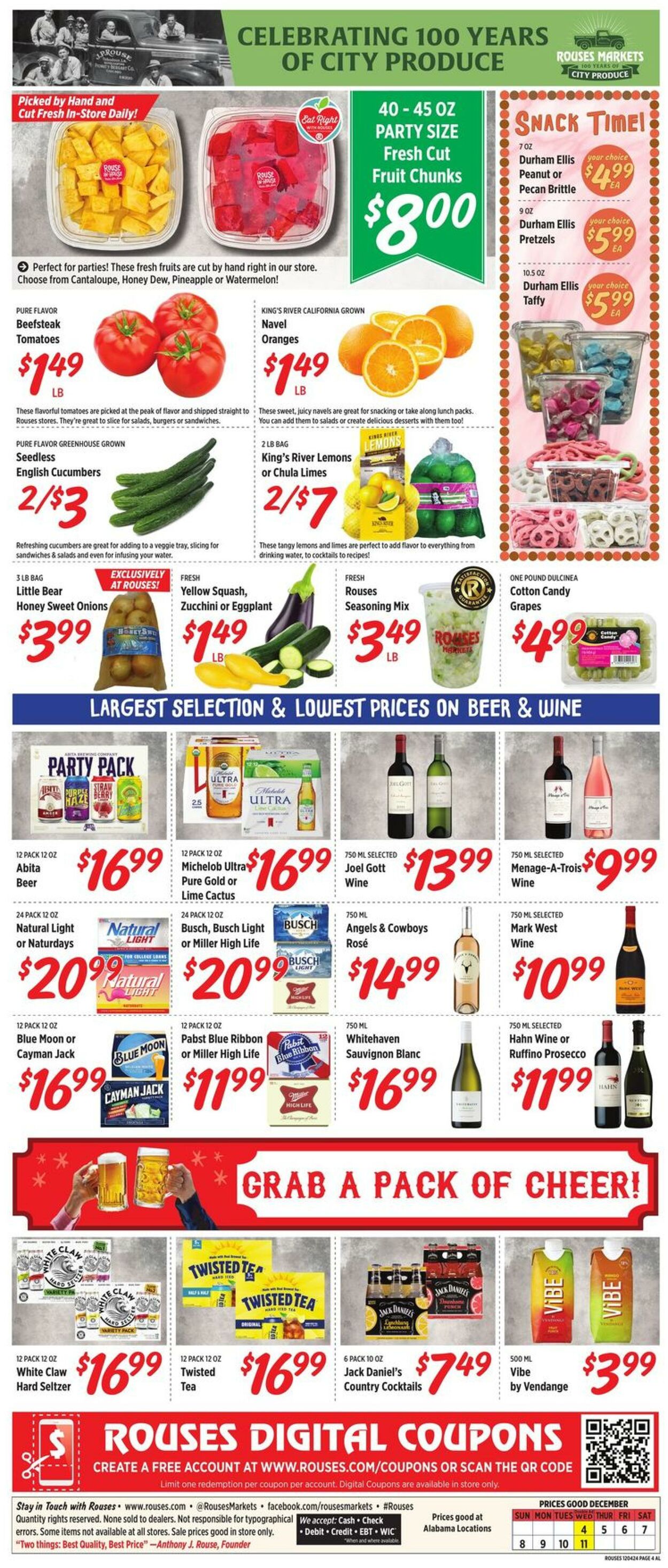 Weekly ad Rouses 12/04/2024 - 12/11/2024