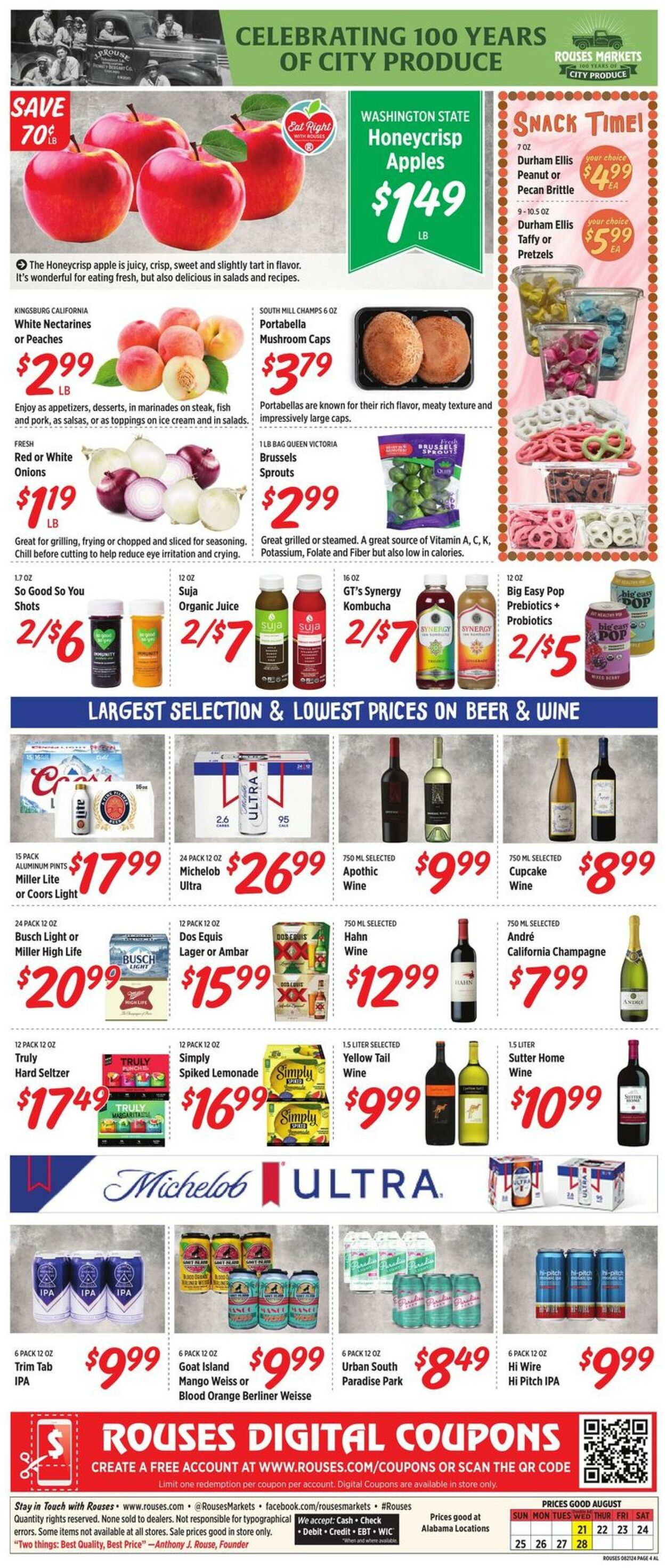 Weekly ad Rouses 08/21/2024 - 08/28/2024