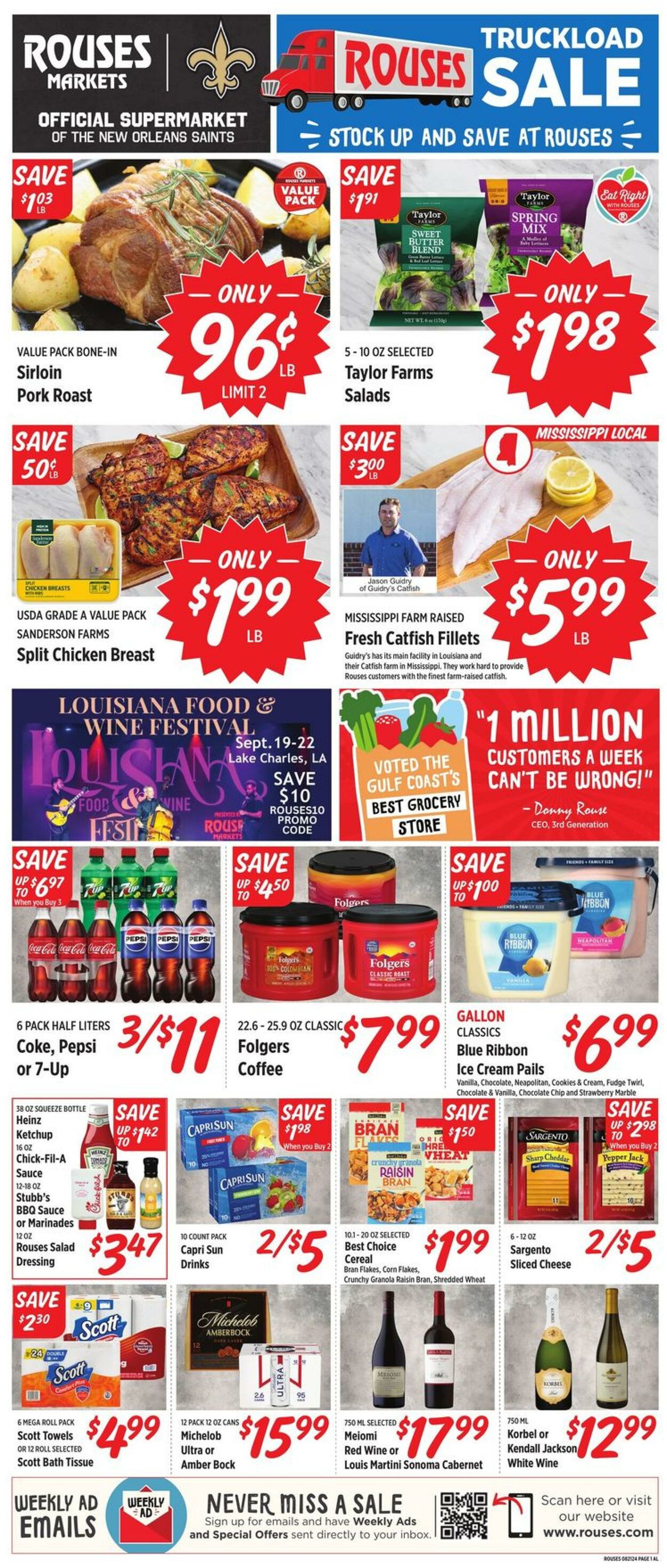 Weekly ad Rouses 08/21/2024 - 08/28/2024