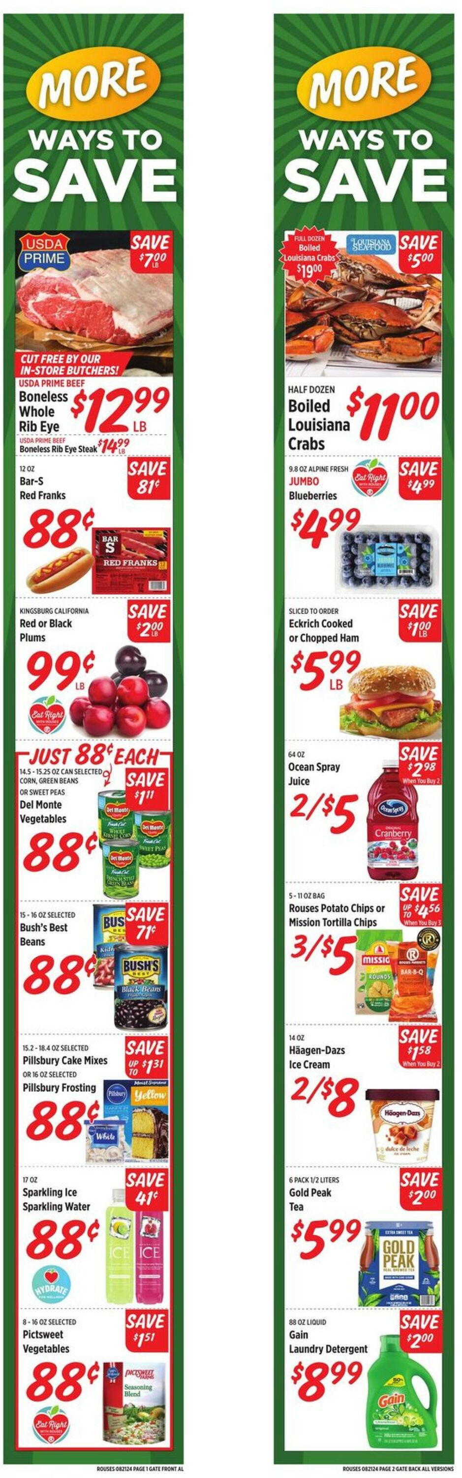 Weekly ad Rouses 08/21/2024 - 08/28/2024