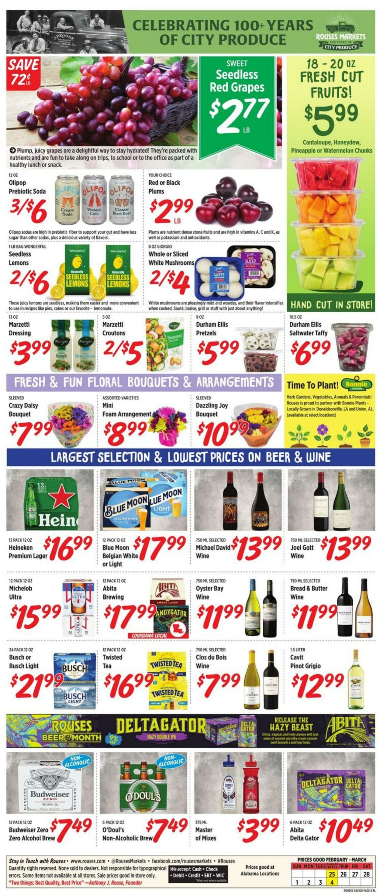 Weekly ad Rouses 02/25/2026 - 03/04/2026