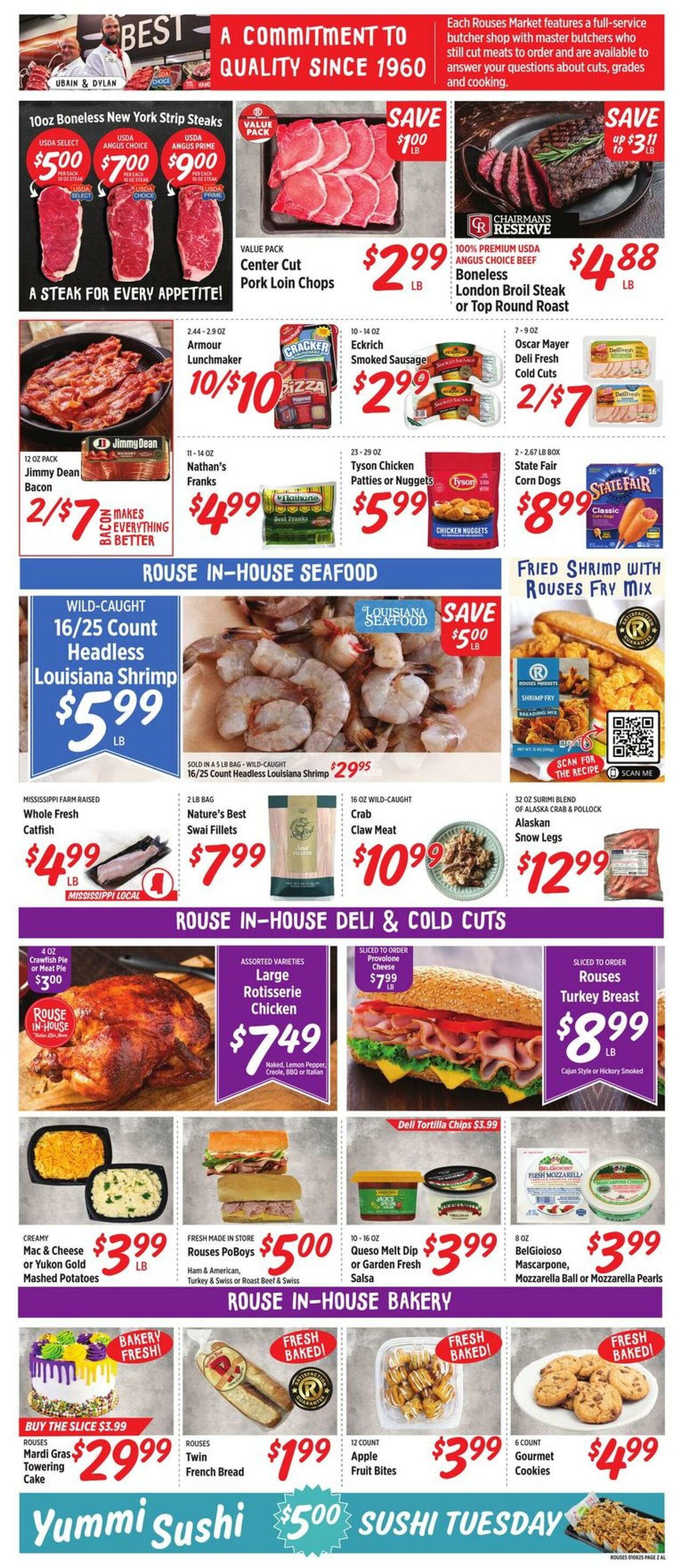 Weekly ad Rouses 01/08/2025 - 01/15/2025