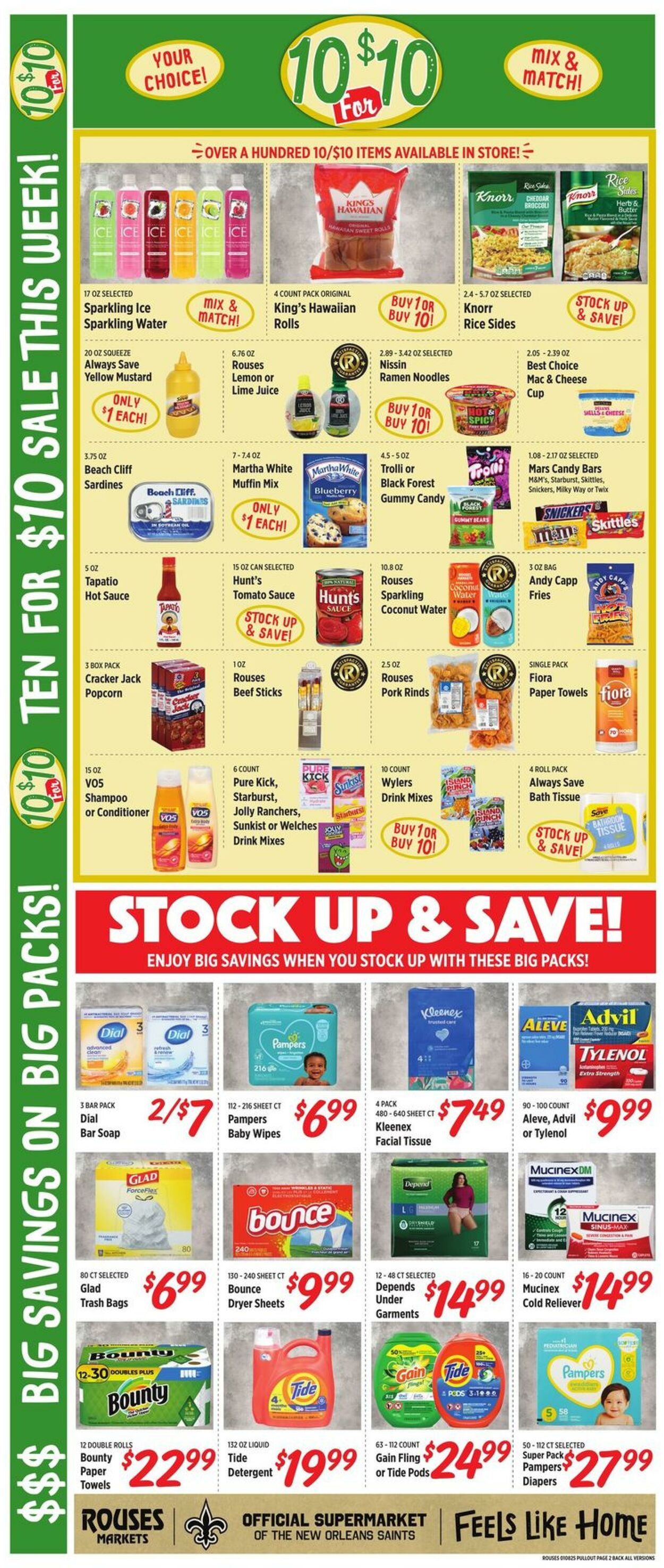 Weekly ad Rouses 01/08/2025 - 01/15/2025