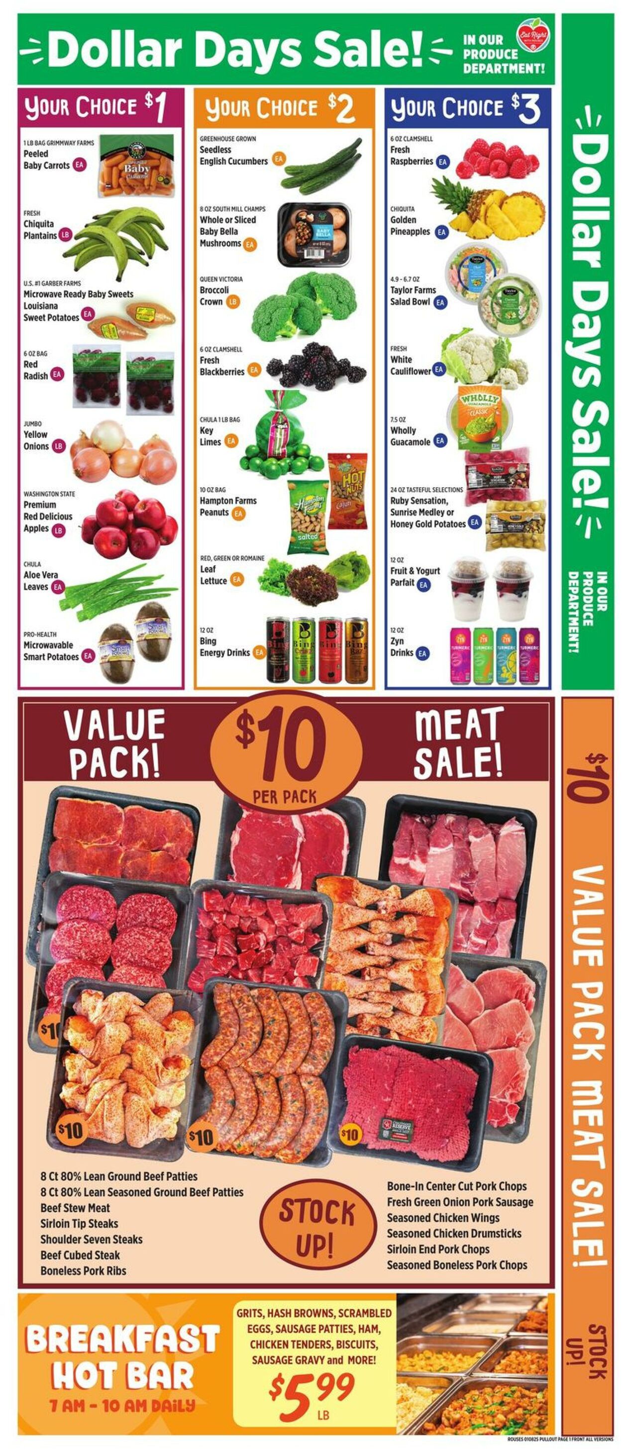 Weekly ad Rouses 01/08/2025 - 01/15/2025