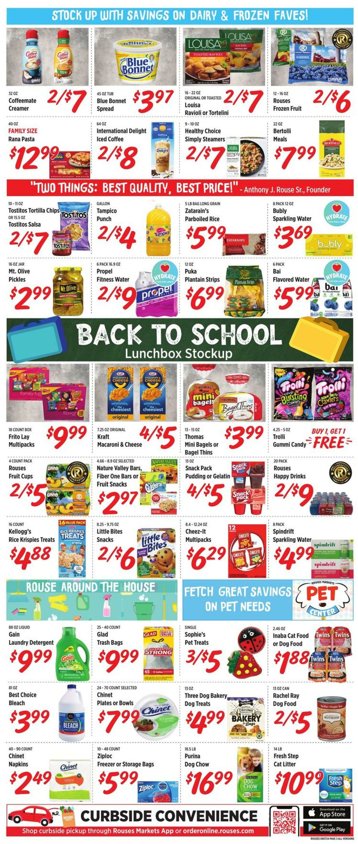 Weekly ad Rouses 08/07/2024 - 08/14/2024