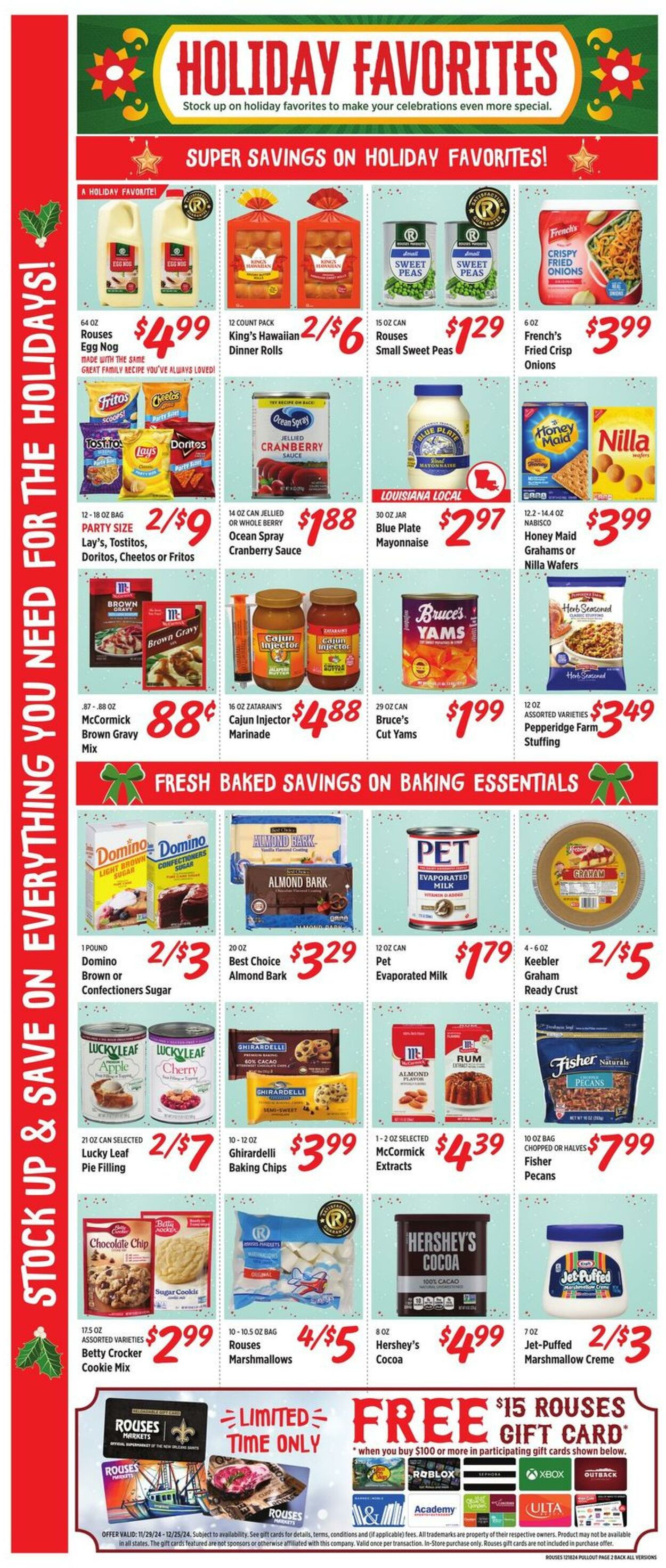 Weekly ad Rouses 12/18/2024 - 12/24/2024