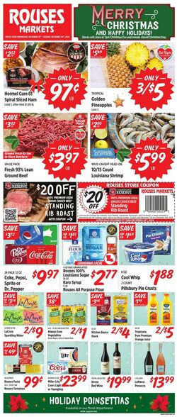 Weekly ad Rouses 12/18/2024 - 12/24/2024