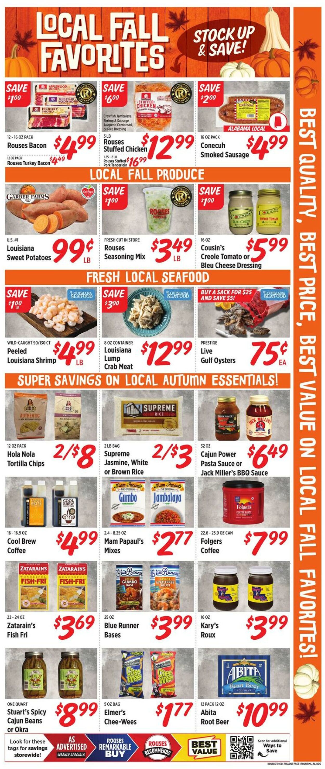 Weekly ad Rouses 10/16/2024 - 10/23/2024