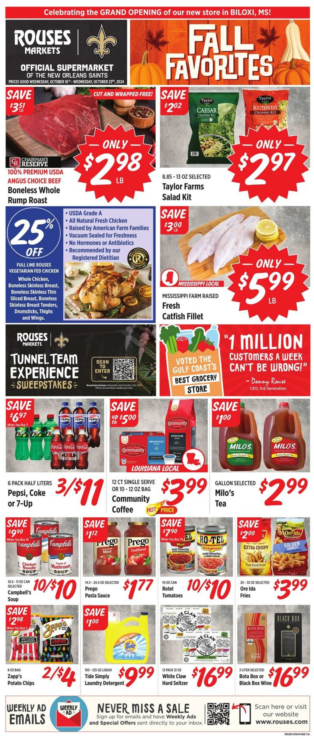 Weekly ad Rouses 10/16/2024 - 10/23/2024