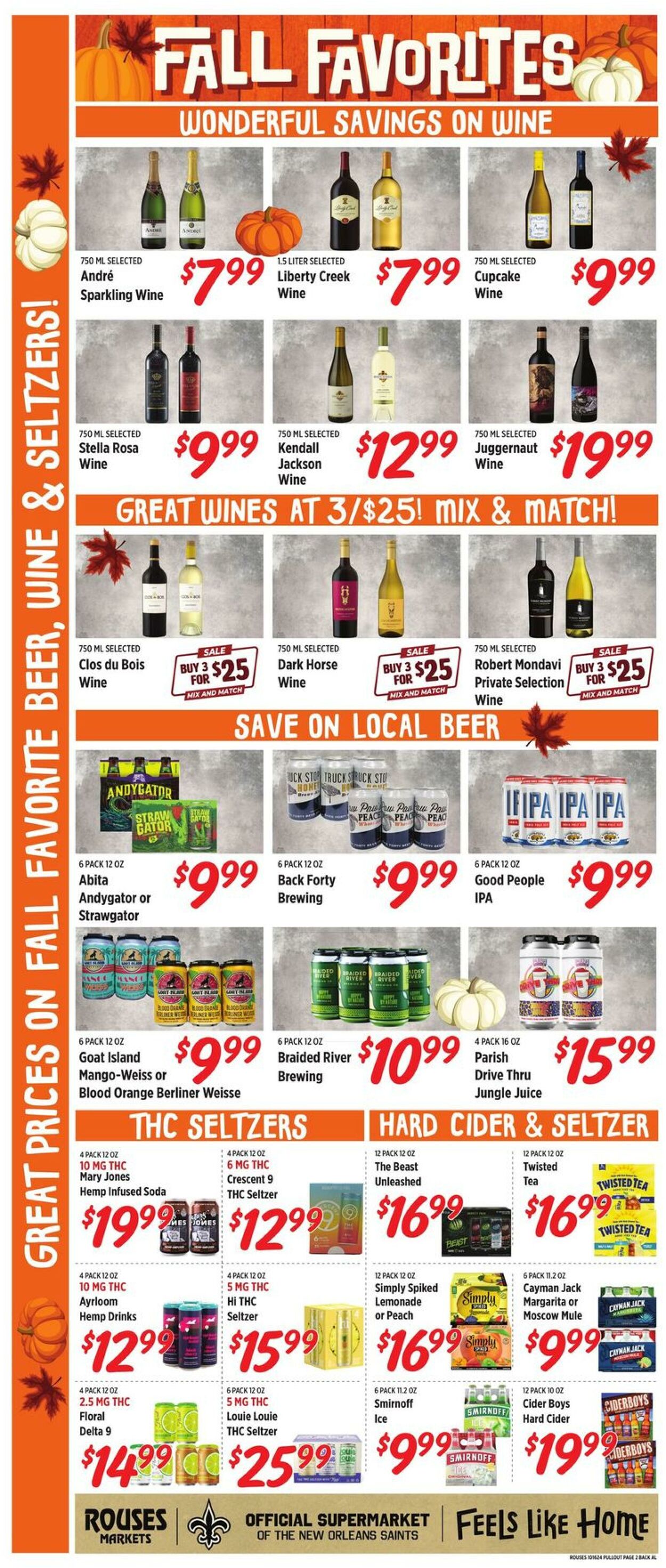 Weekly ad Rouses 10/16/2024 - 10/23/2024