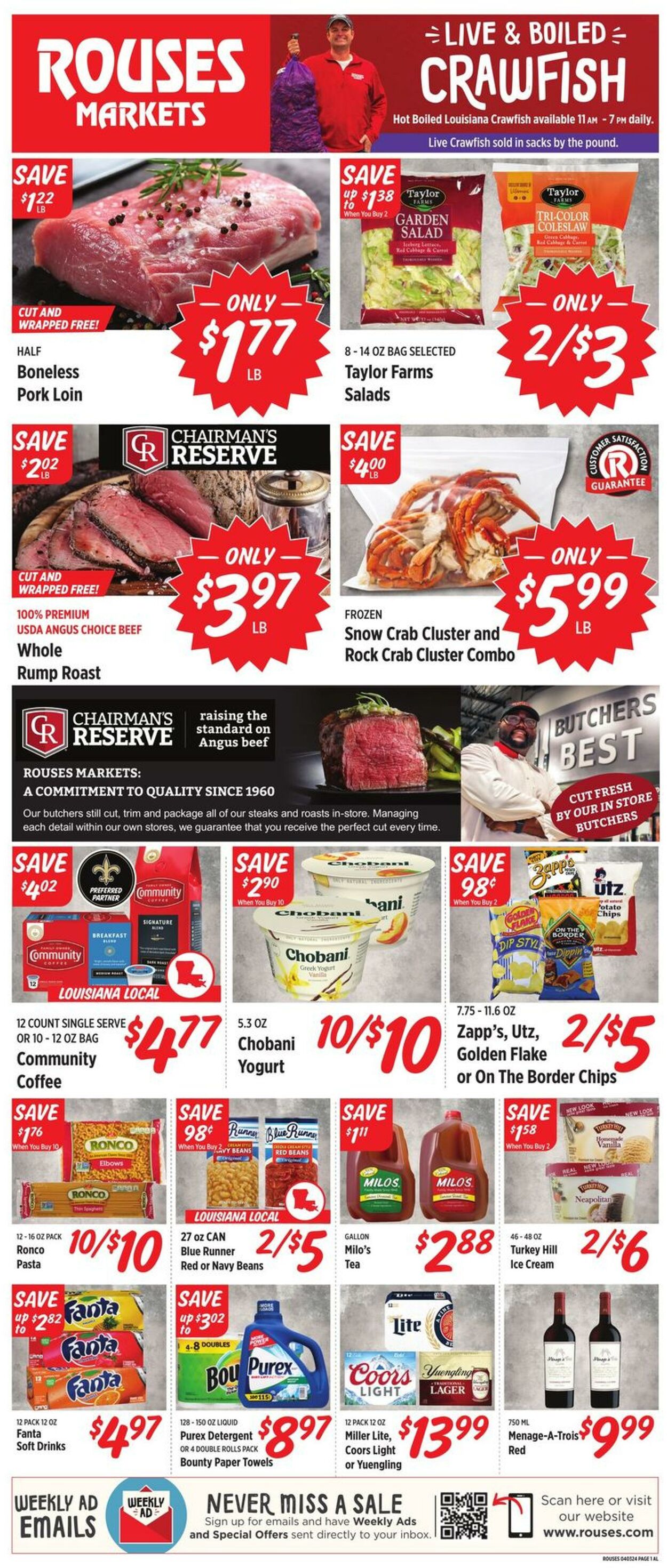 Weekly ad Rouses 04/03/2024 - 04/10/2024
