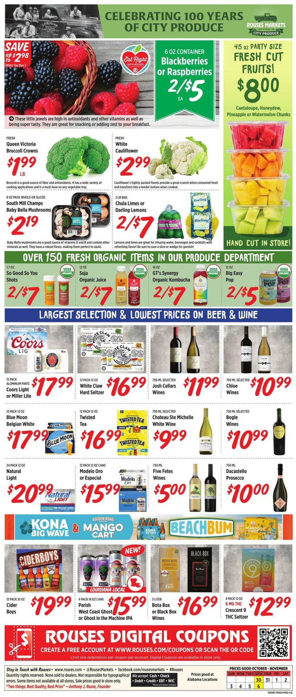 Weekly ad Rouses 10/30/2024 - 11/06/2024