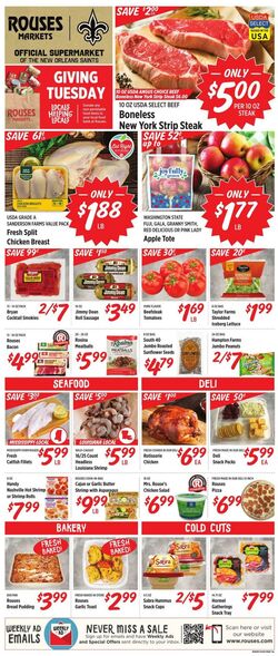 Weekly ad Rouses 11/24/2023 - 11/29/2023