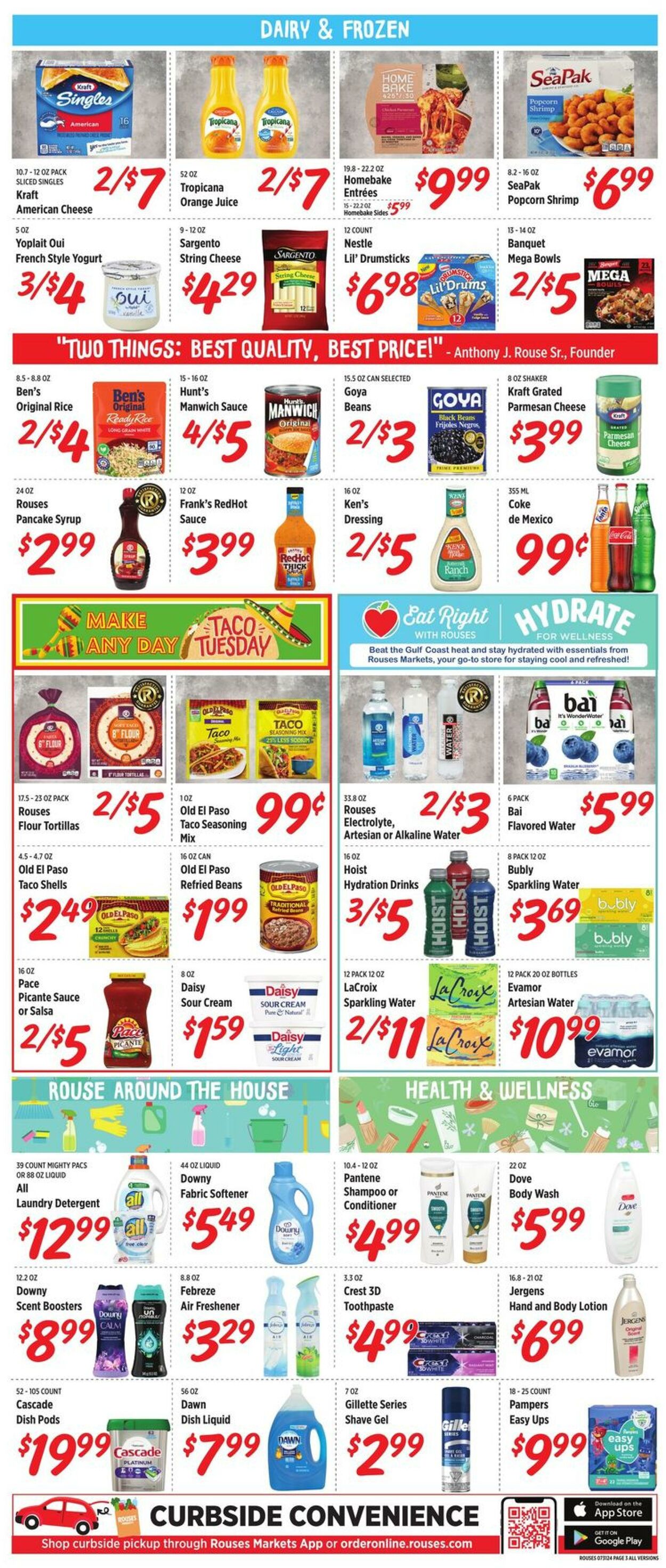 Weekly ad Rouses 07/31/2024 - 08/07/2024