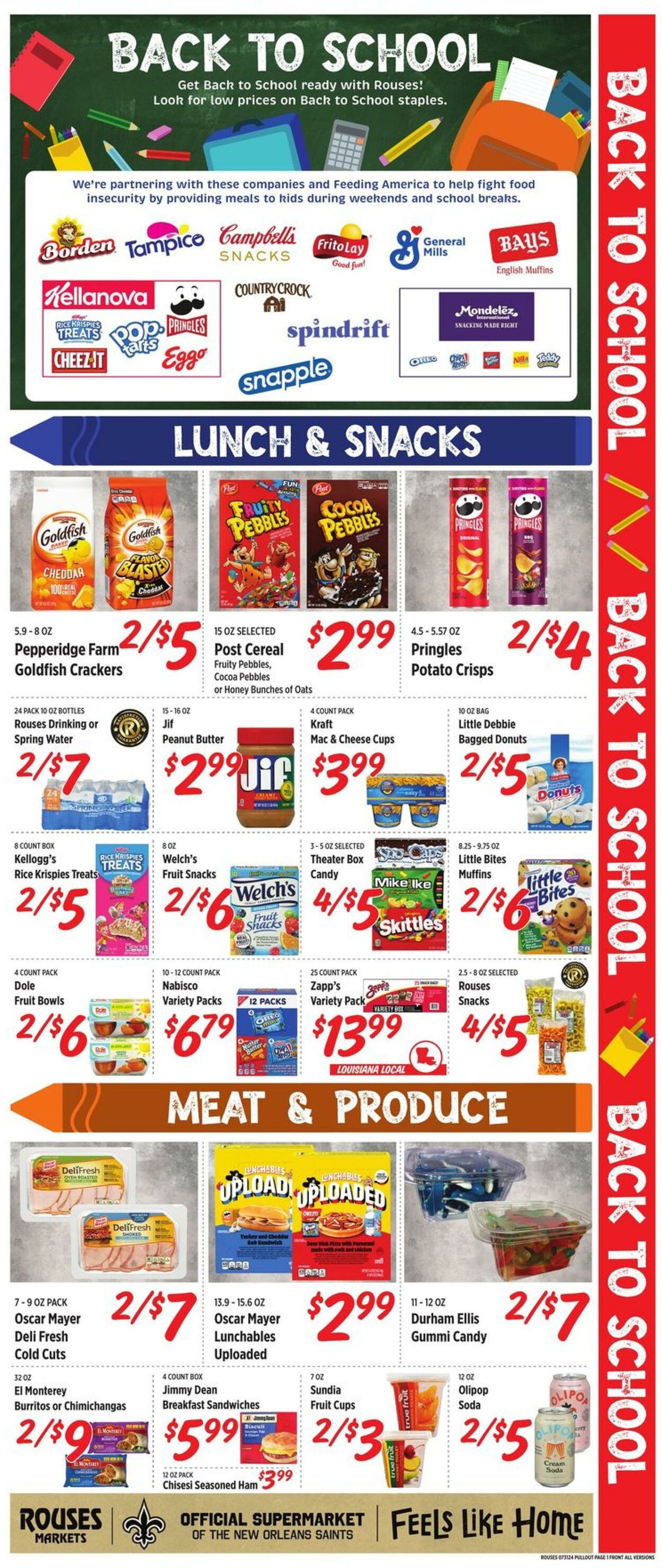 Weekly ad Rouses 07/31/2024 - 08/07/2024