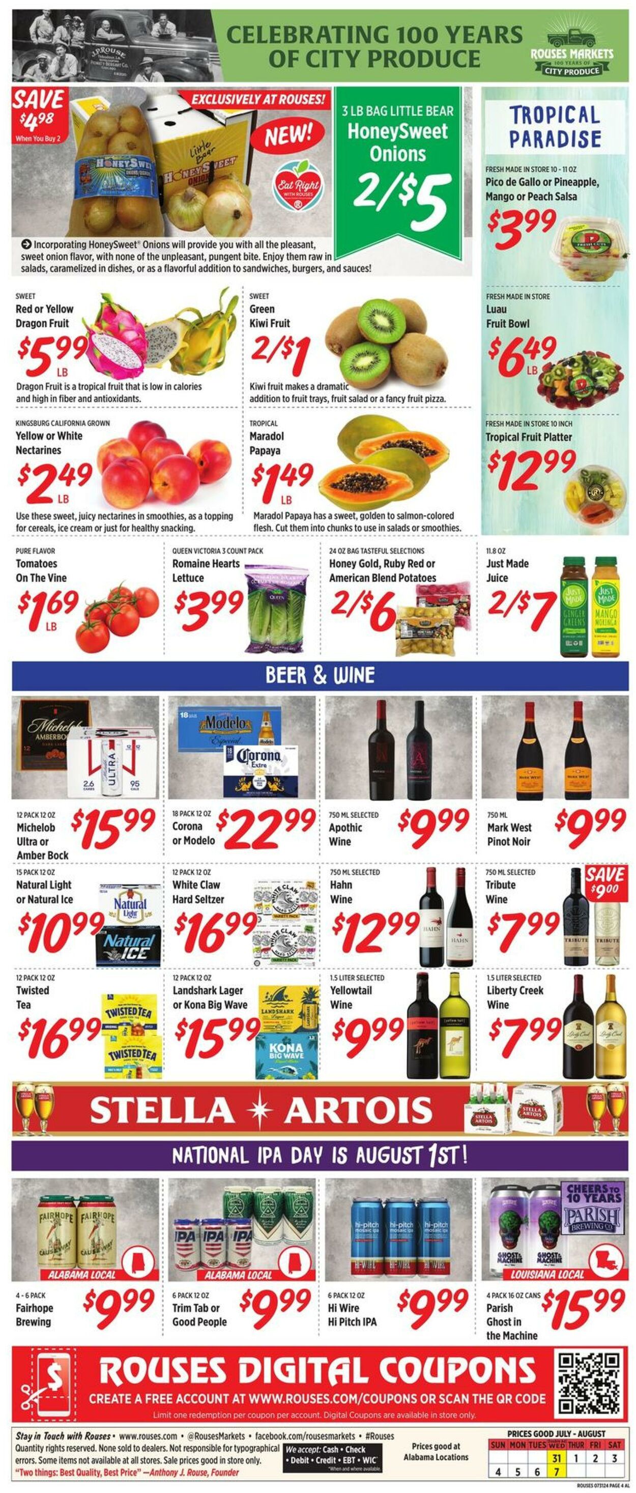 Weekly ad Rouses 07/31/2024 - 08/07/2024