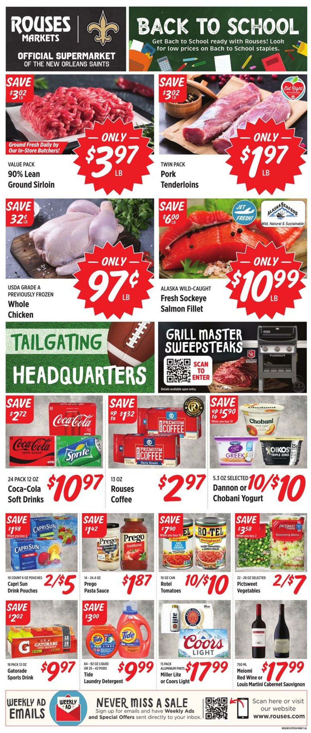 Weekly ad Rouses 07/31/2024 - 08/07/2024