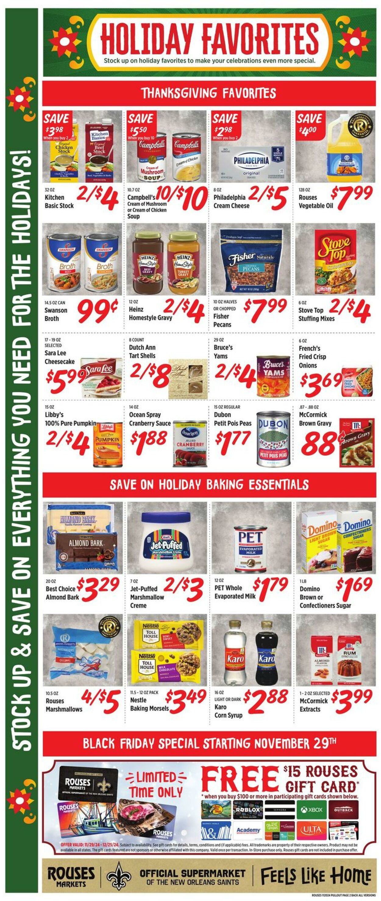 Weekly ad Rouses 11/20/2024 - 11/28/2024