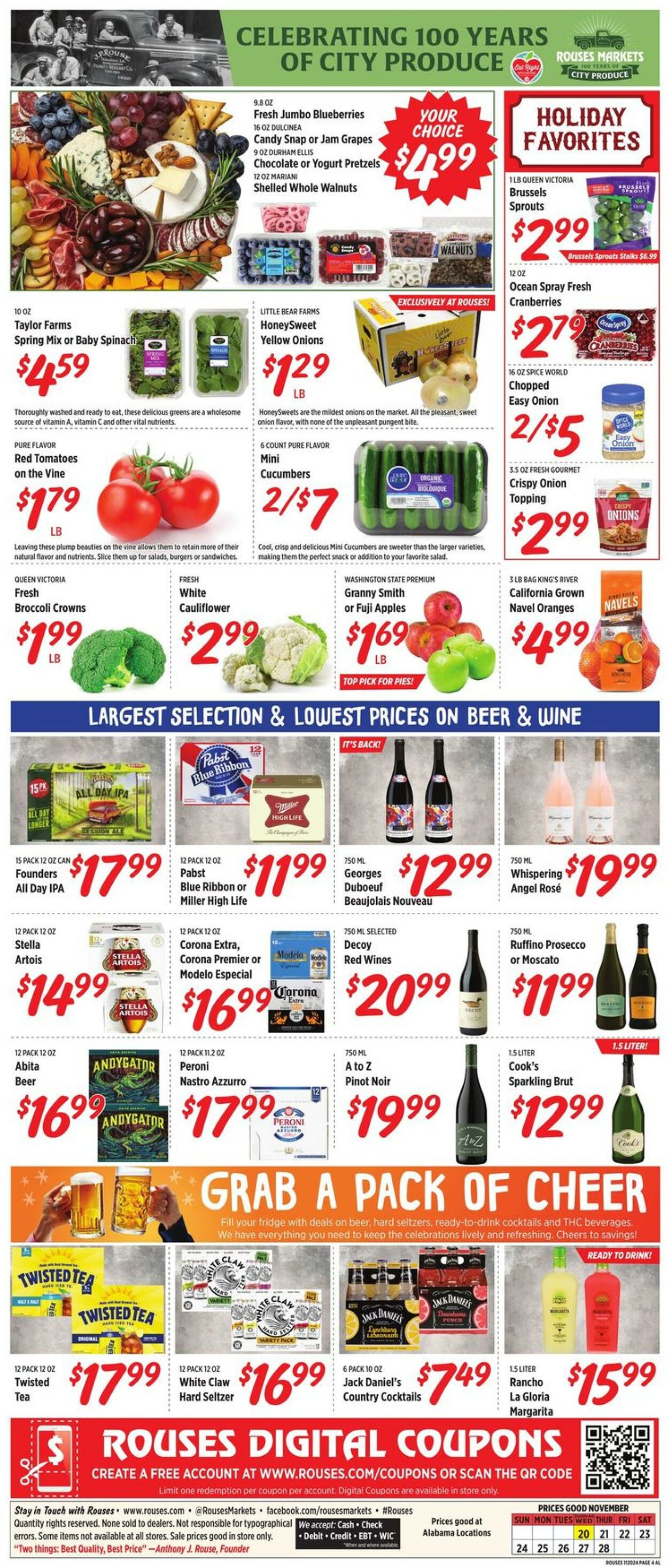 Weekly ad Rouses 11/20/2024 - 11/28/2024