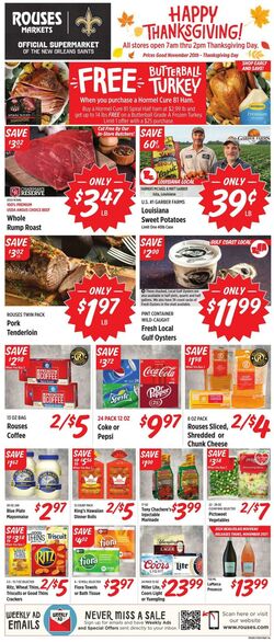 Weekly ad Rouses 11/20/2024 - 11/28/2024