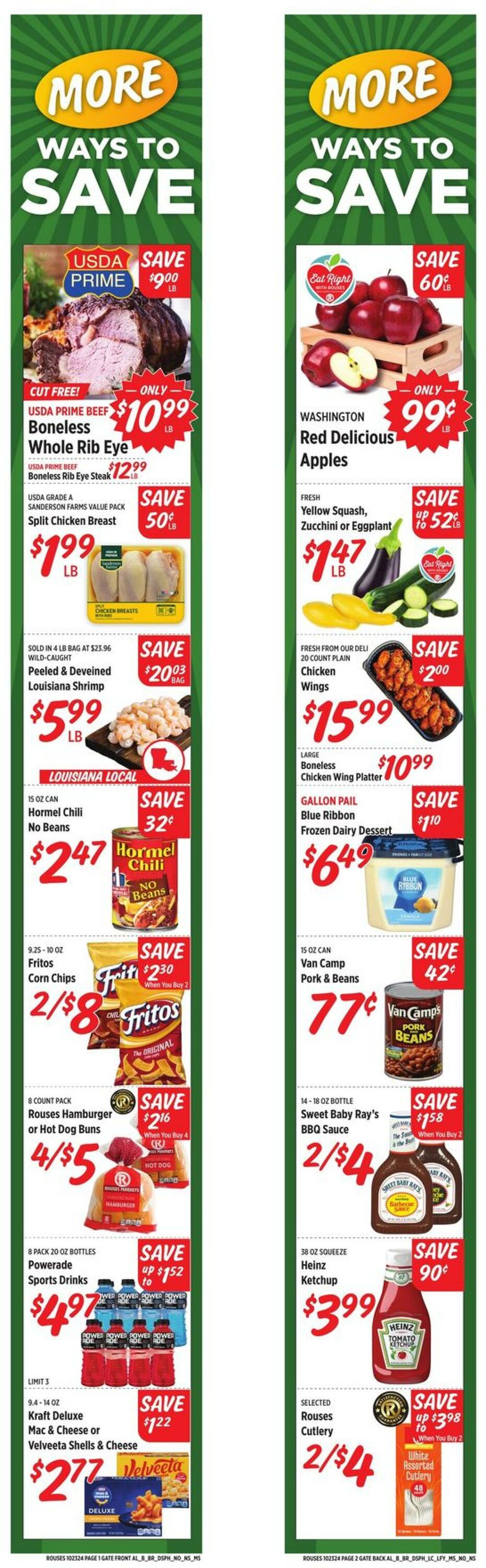 Weekly ad Rouses 10/23/2024 - 10/30/2024