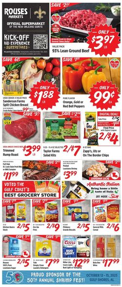 Weekly ad Rouses 10/11/2023 - 10/18/2023