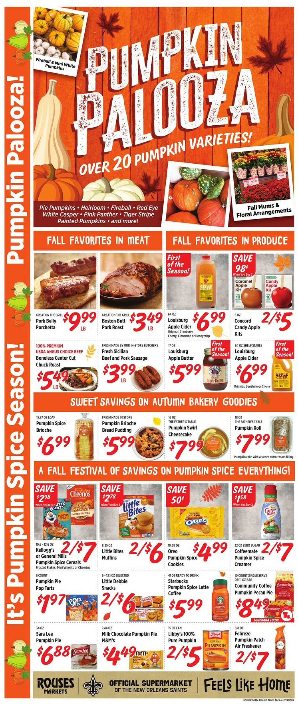 Weekly ad Rouses 10/02/2024 - 10/09/2024