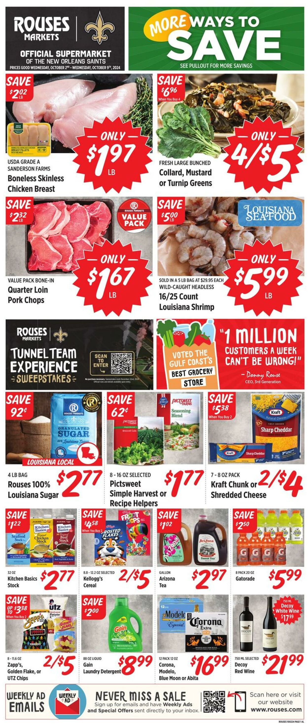 Weekly ad Rouses 10/02/2024 - 10/09/2024