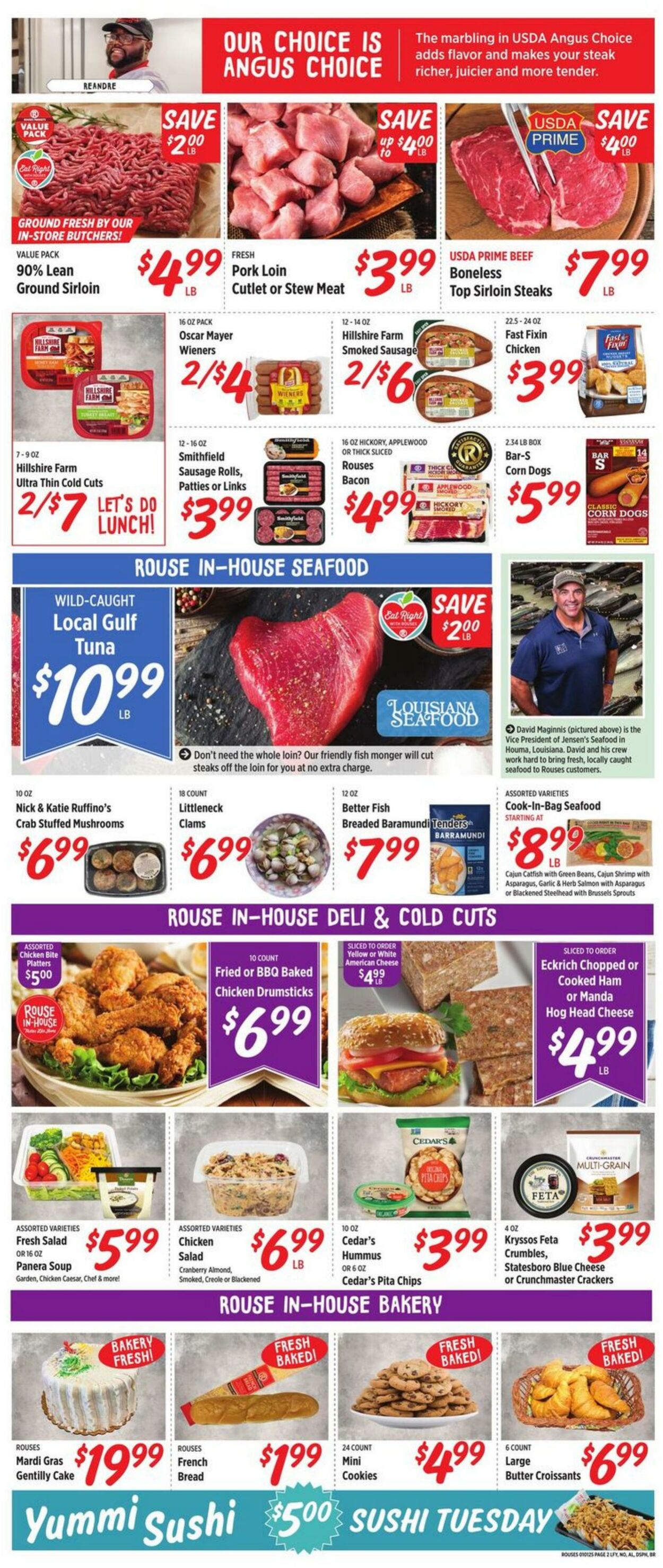 Weekly ad Rouses 01/01/2025 - 01/08/2025