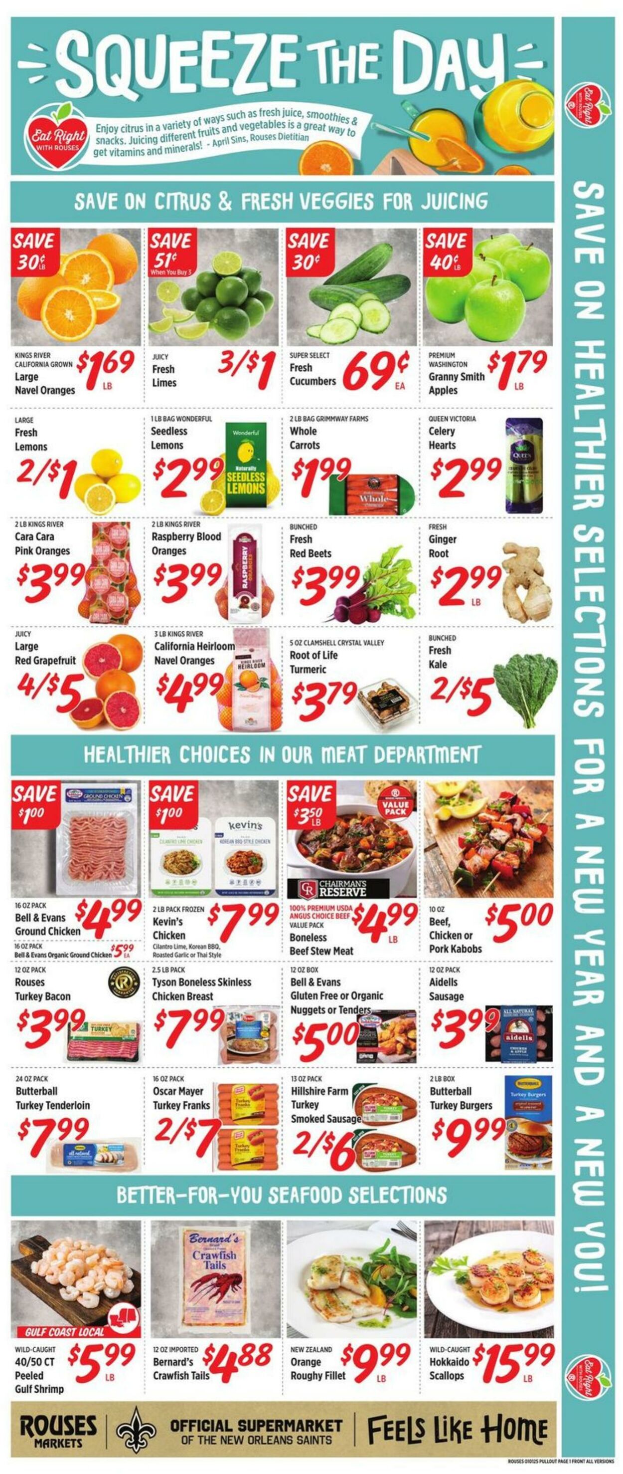 Weekly ad Rouses 01/01/2025 - 01/08/2025