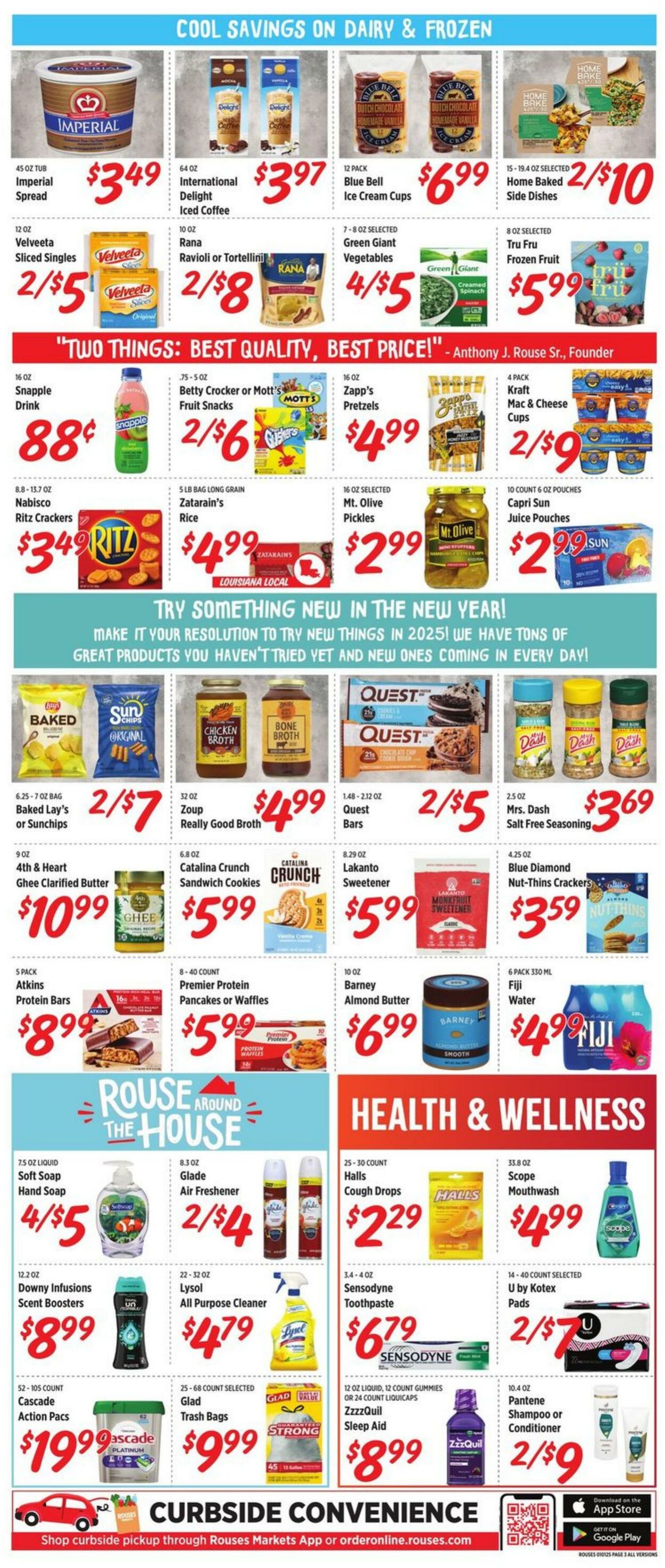 Weekly ad Rouses 01/01/2025 - 01/08/2025