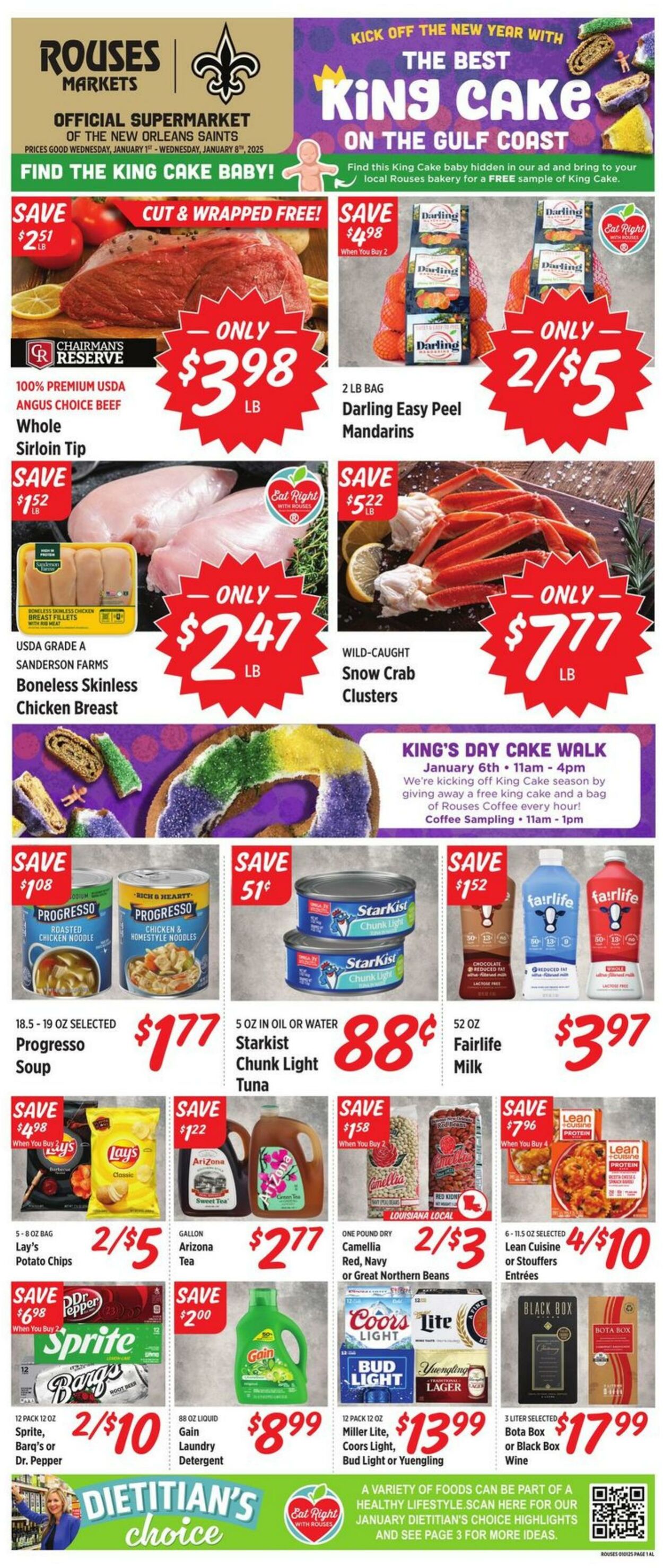 Weekly ad Rouses 01/01/2025 - 01/08/2025