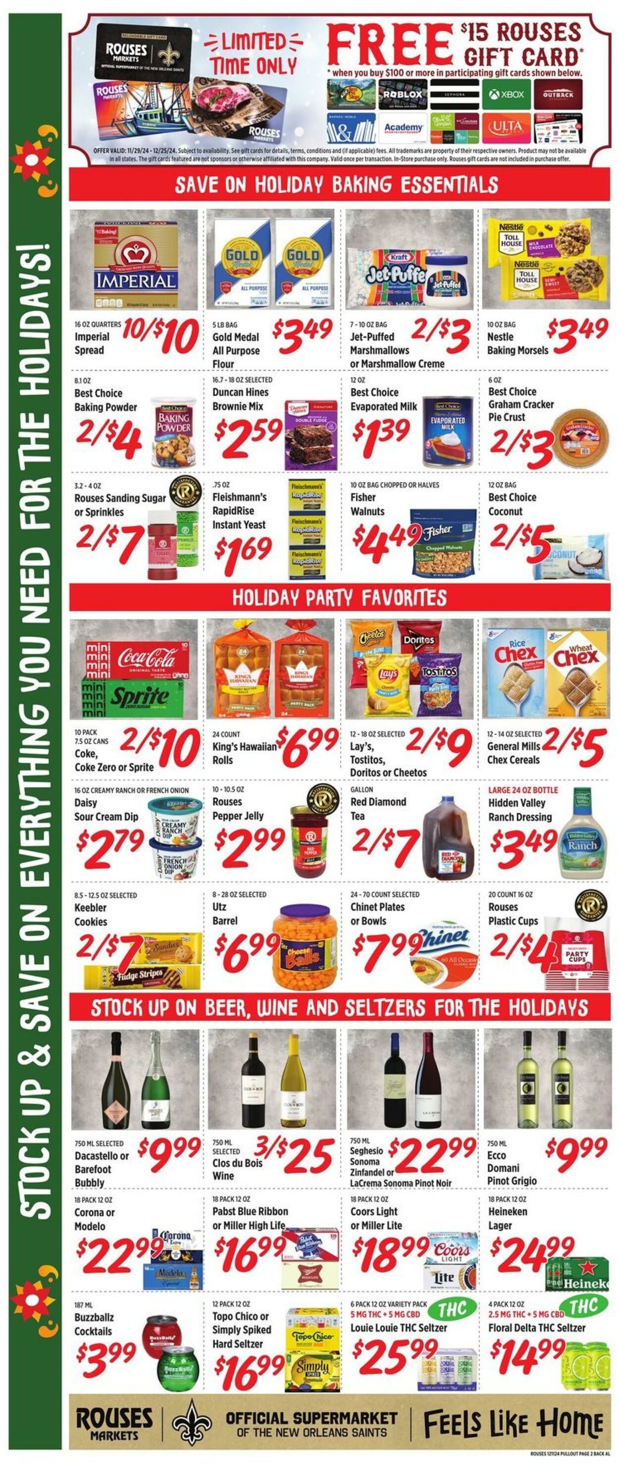 Weekly ad Rouses 12/11/2024 - 12/18/2024