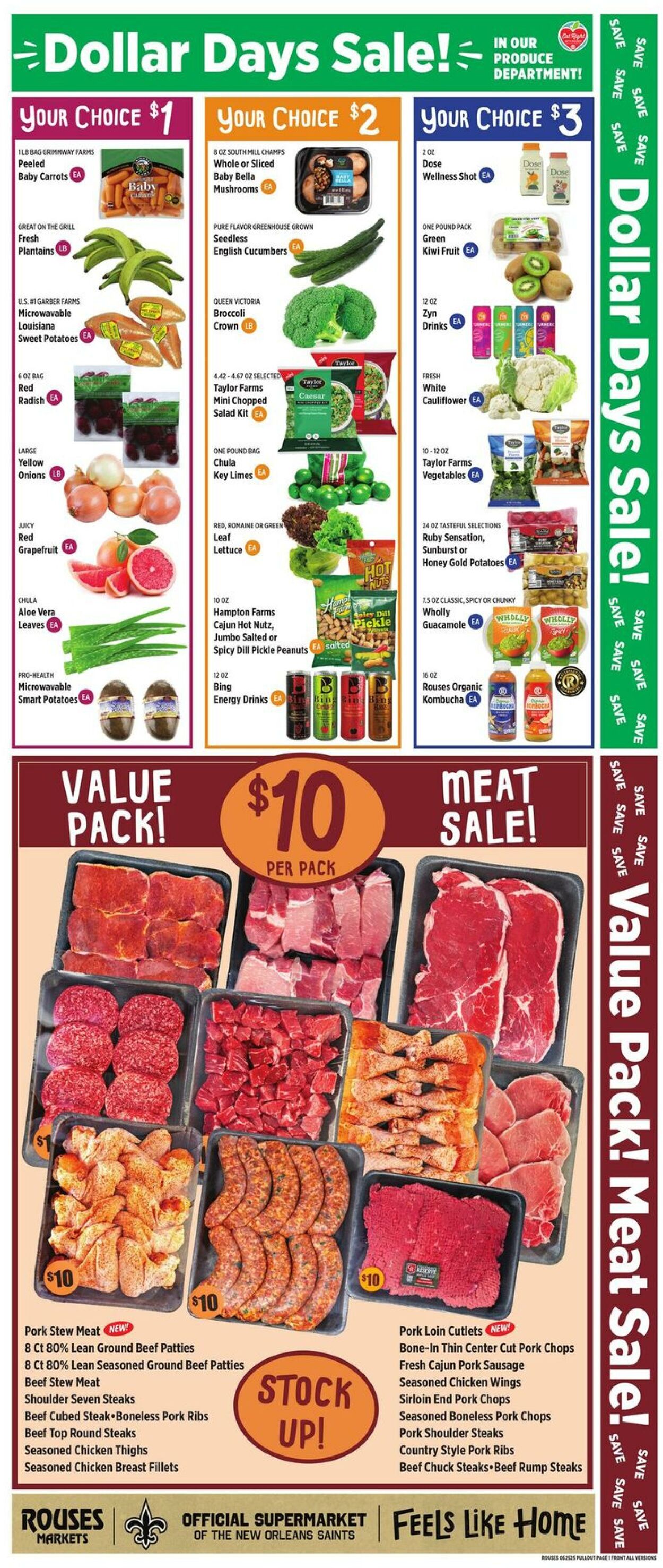 Weekly ad Rouses 06/25/2025 - 07/02/2025